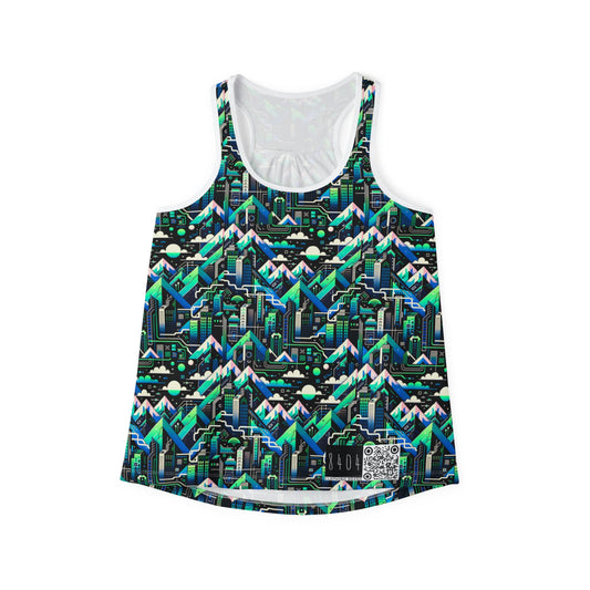 Digital Adventure Graphics Digital Explorer Women's Tank Top - 8404 Design-55