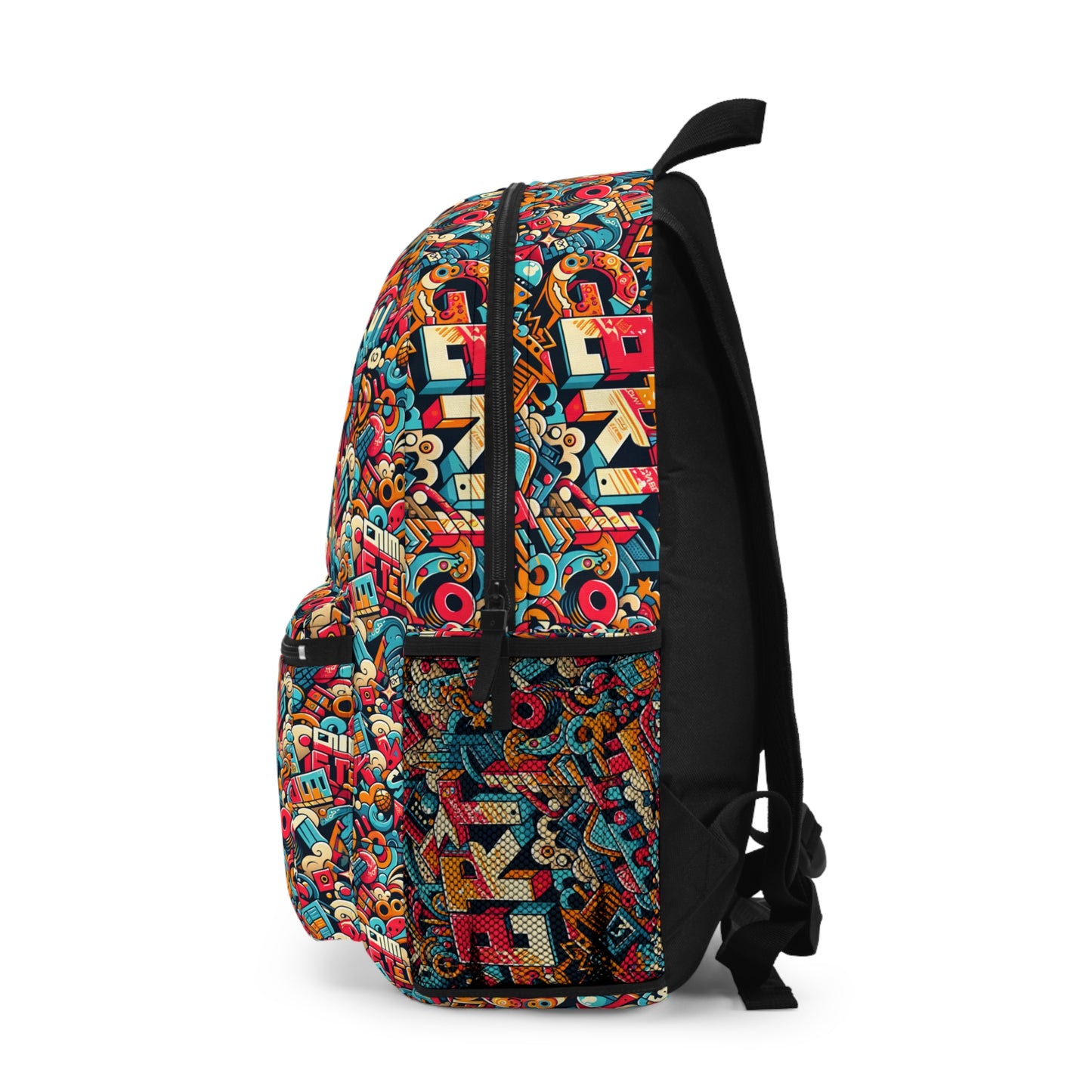 Neo-Traditional Street Art Modern Street Art Fusion Backpack - 8404 Design-58