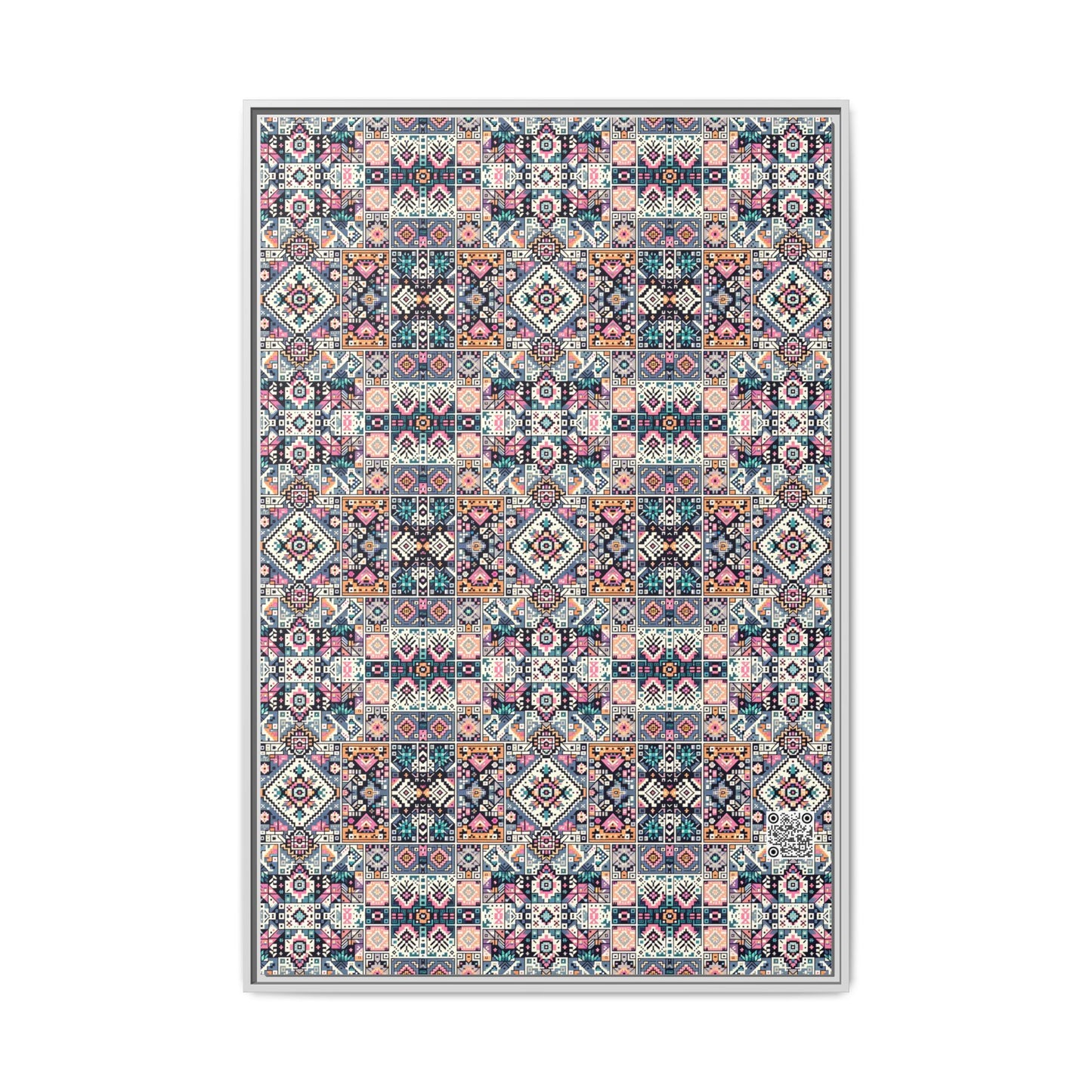 Matte Canvas, Framed (multi-Color) - 8404 Design-01