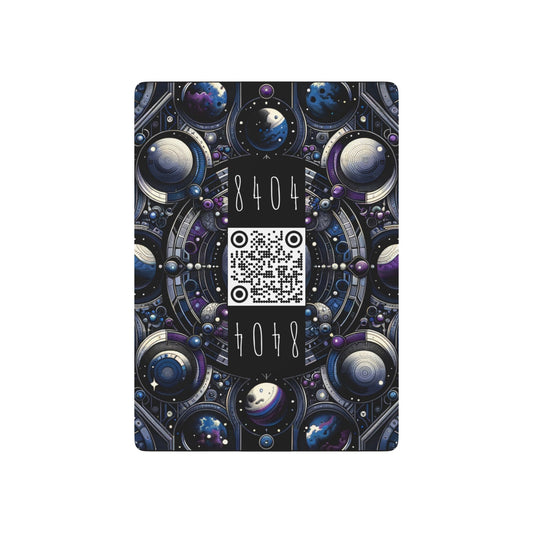 Tech Astronaut Tech-Forward Streetwear Meets Space Exploration Poker Playing Cards - 8404 Design-46 B