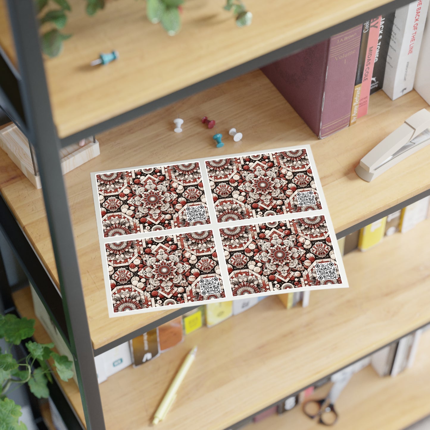 Neo Jomon Sculptural Aesthetics Artisanal Streetwear Sticker Sheets - 8404 Design-55