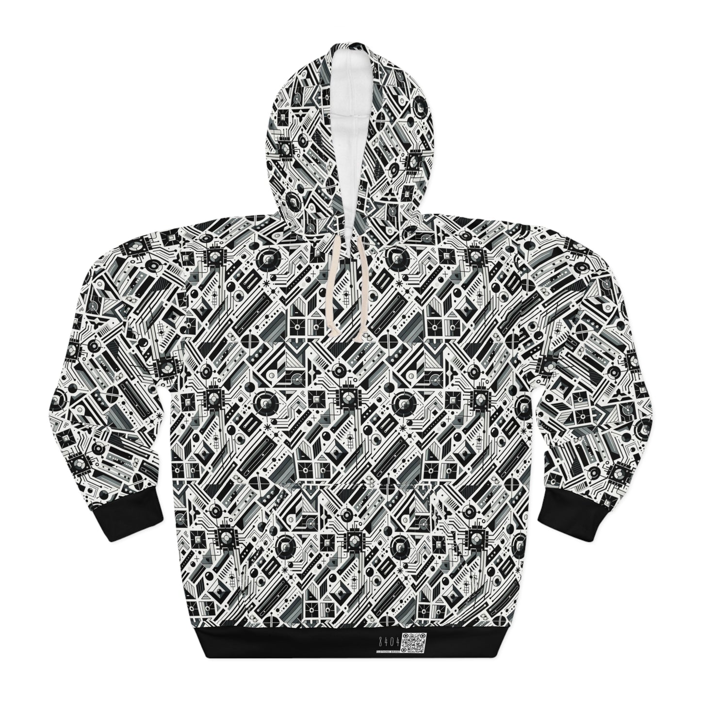 Digital Minimalism Minimalist Tech Pullover Hoodie - 8404 Design-62