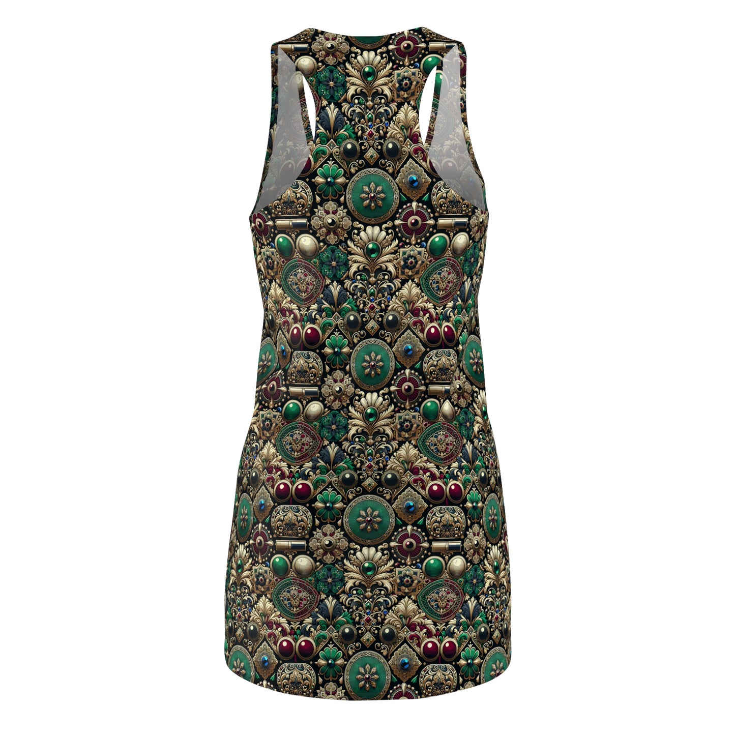 Neo-Dandyism Modern Dandy Streetwear Women's Cut & Sew Racerback Dress - 8404 Design-54