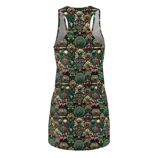 Neo-Dandyism Modern Dandy Streetwear Women's Cut & Sew Racerback Dress - 8404 Design-54