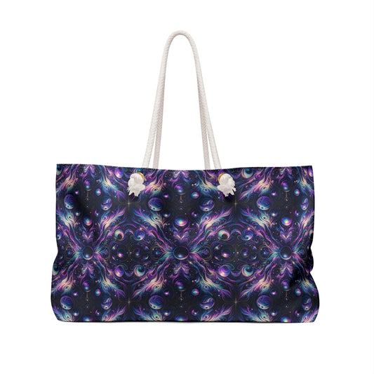 Galactic Hues Tech-Forward Cosmic Fusion Weekender Bag - 8404 Design-41