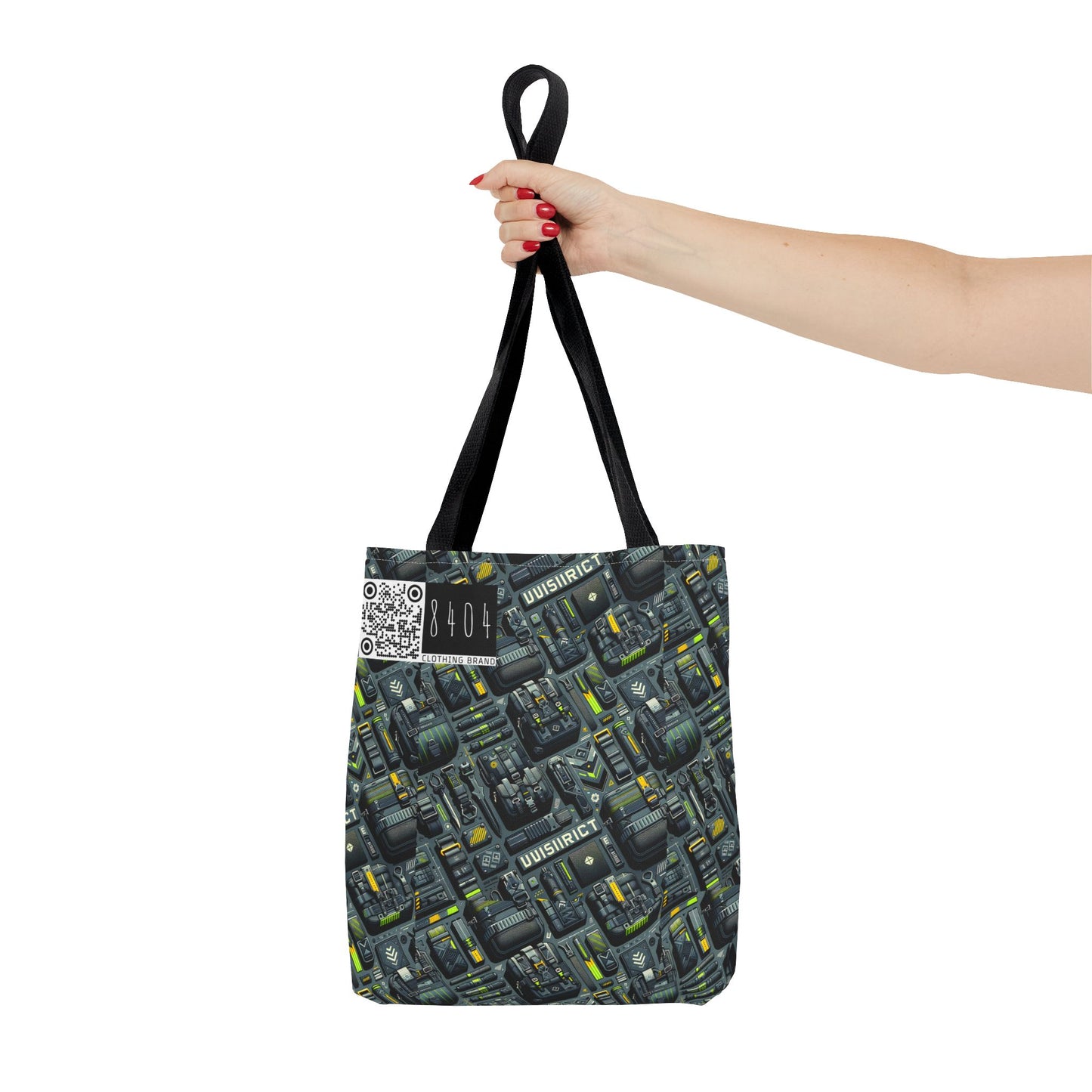 Tech Utility Streetwear Futuristic Tech-Forward Tote Bag - 8404 Design-47