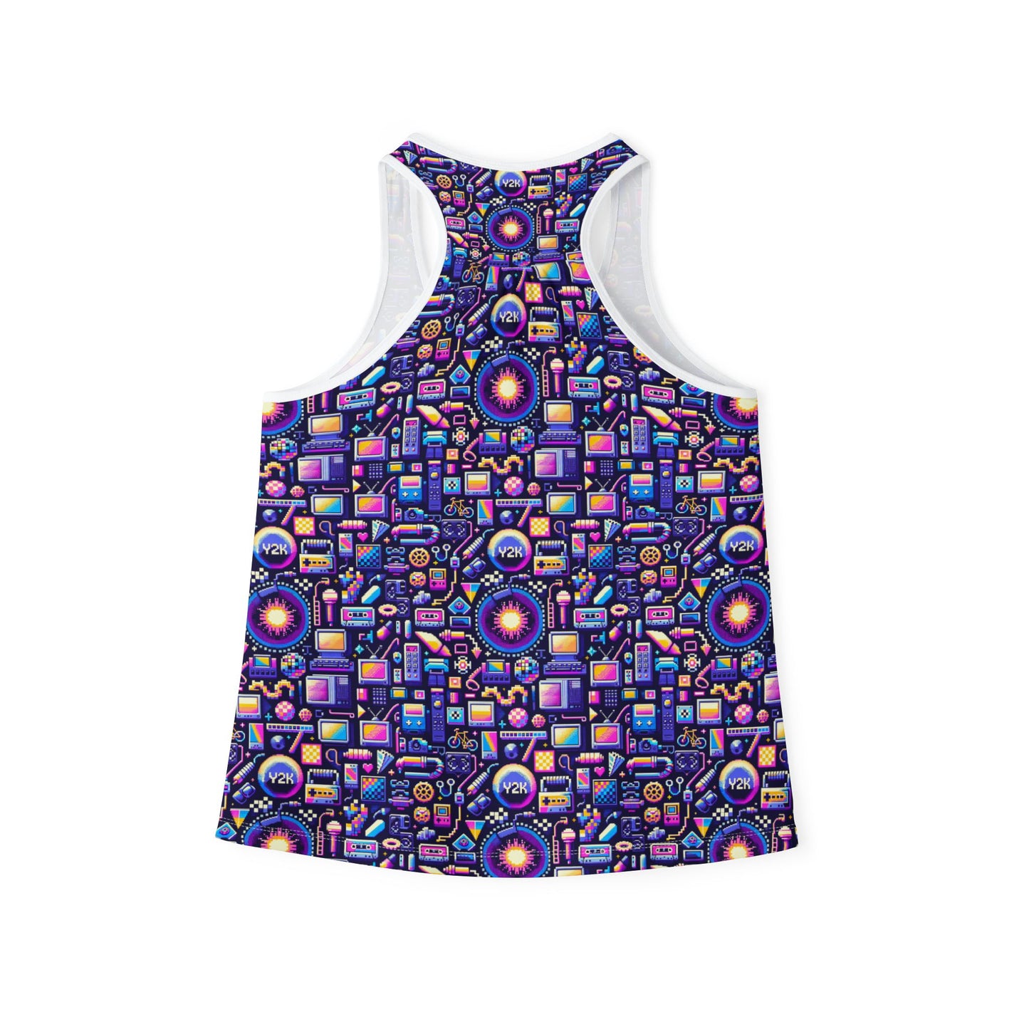 Digital Nostalgia Modern Retro Fusion Women's Tank Top - 8404 Design-64