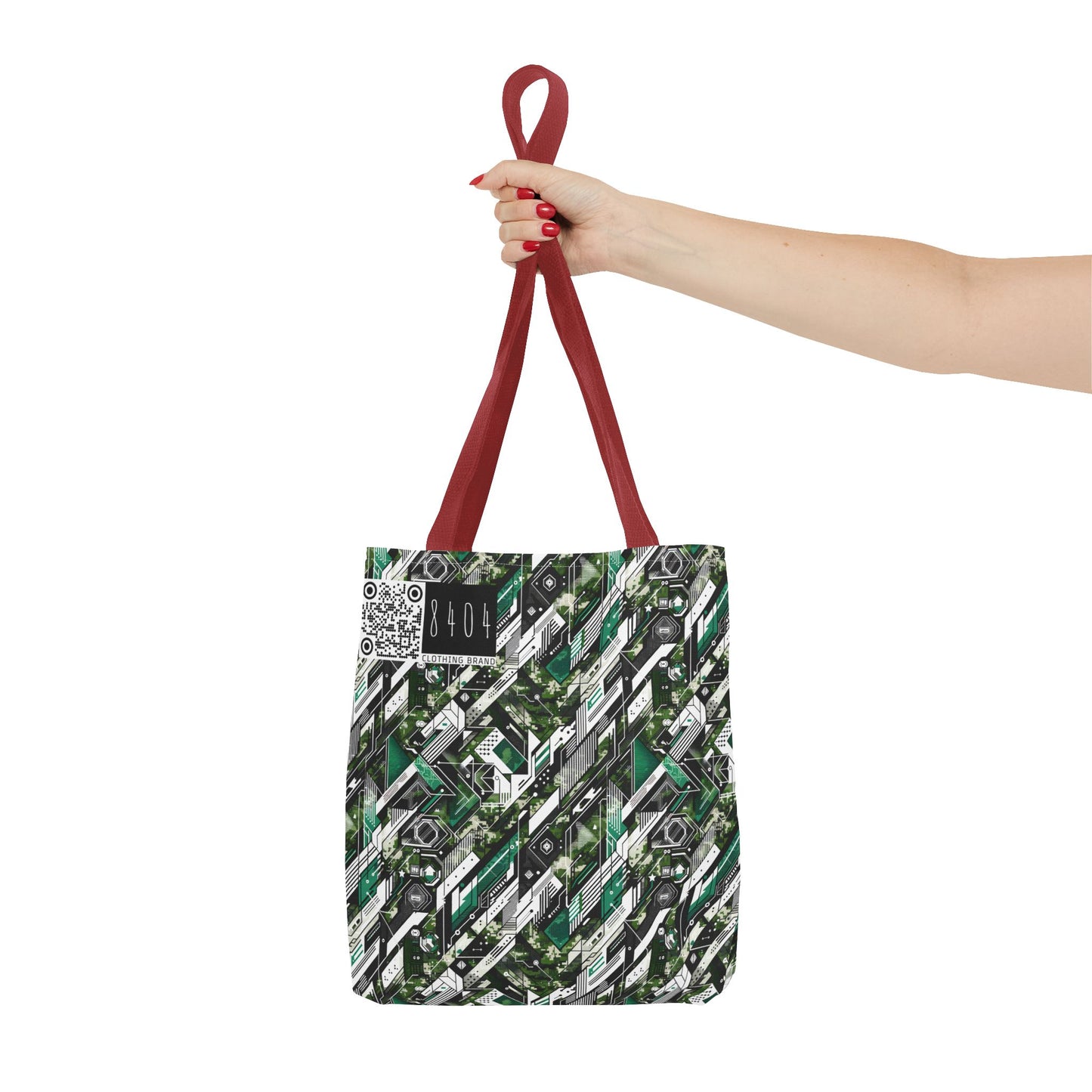 Tech Camo Fusion Tech-Forward Streetwear With a Futuristic Edge Tote Bag - 8404 Design-63