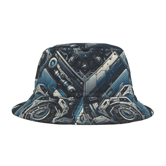 Tech Utility Fusion Tech-Forward Utility With a Futuristic Edge Bucket Hat - 8404 Design-43