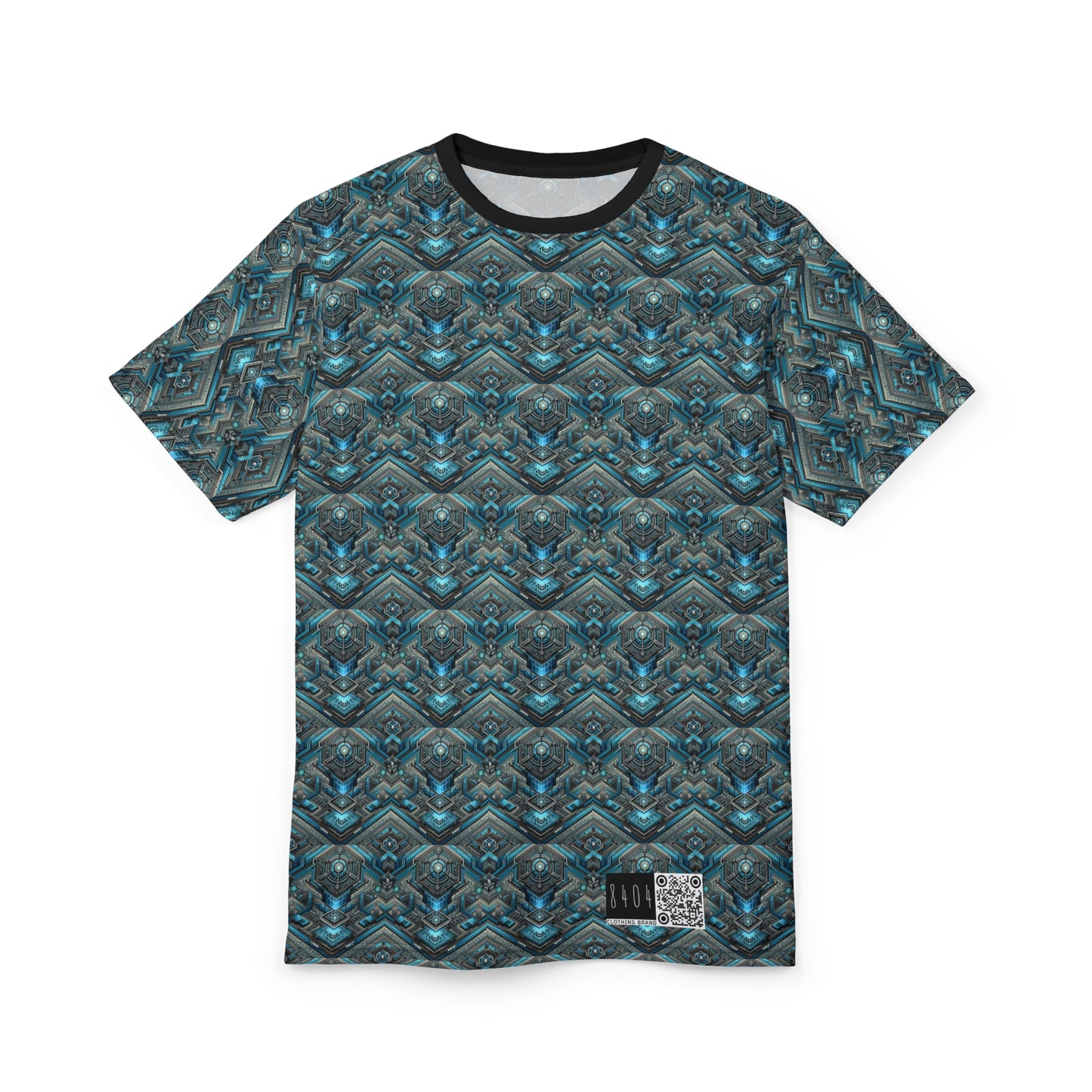 Tech-Infused Futurism Sleek Tech Edge Unisex Cut & Sew Tee - 8404 Design-49