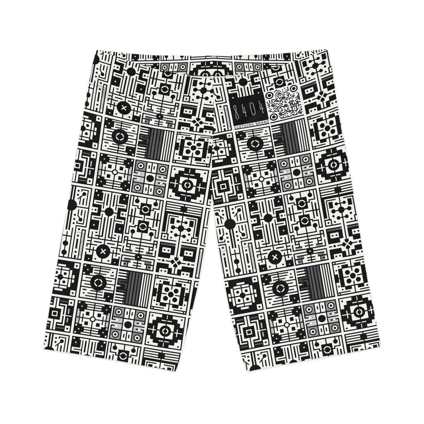 Digital Minimalism Minimalist Tech Women's Bike Shorts - 8404 Design-55