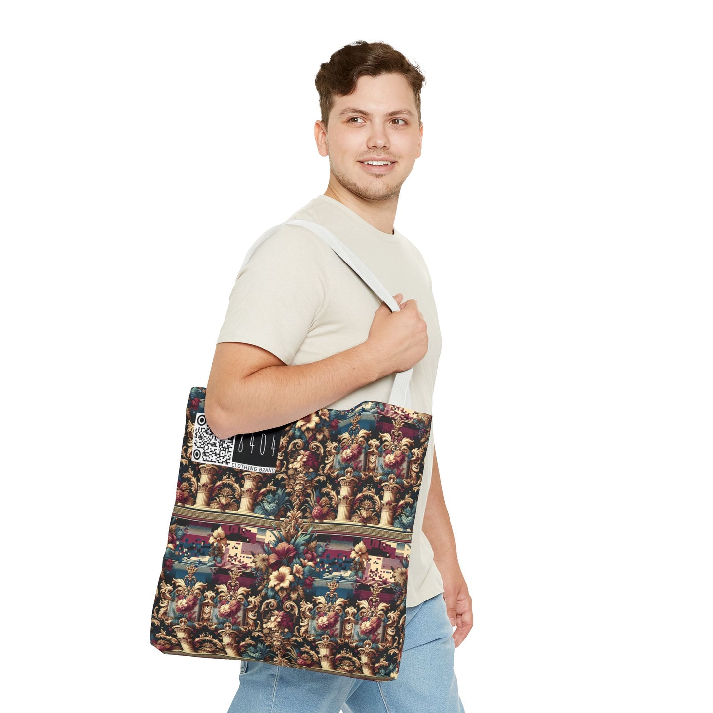 Digital Renaissance Modern Baroque Fusion Tote Bag - 8404 Design-58