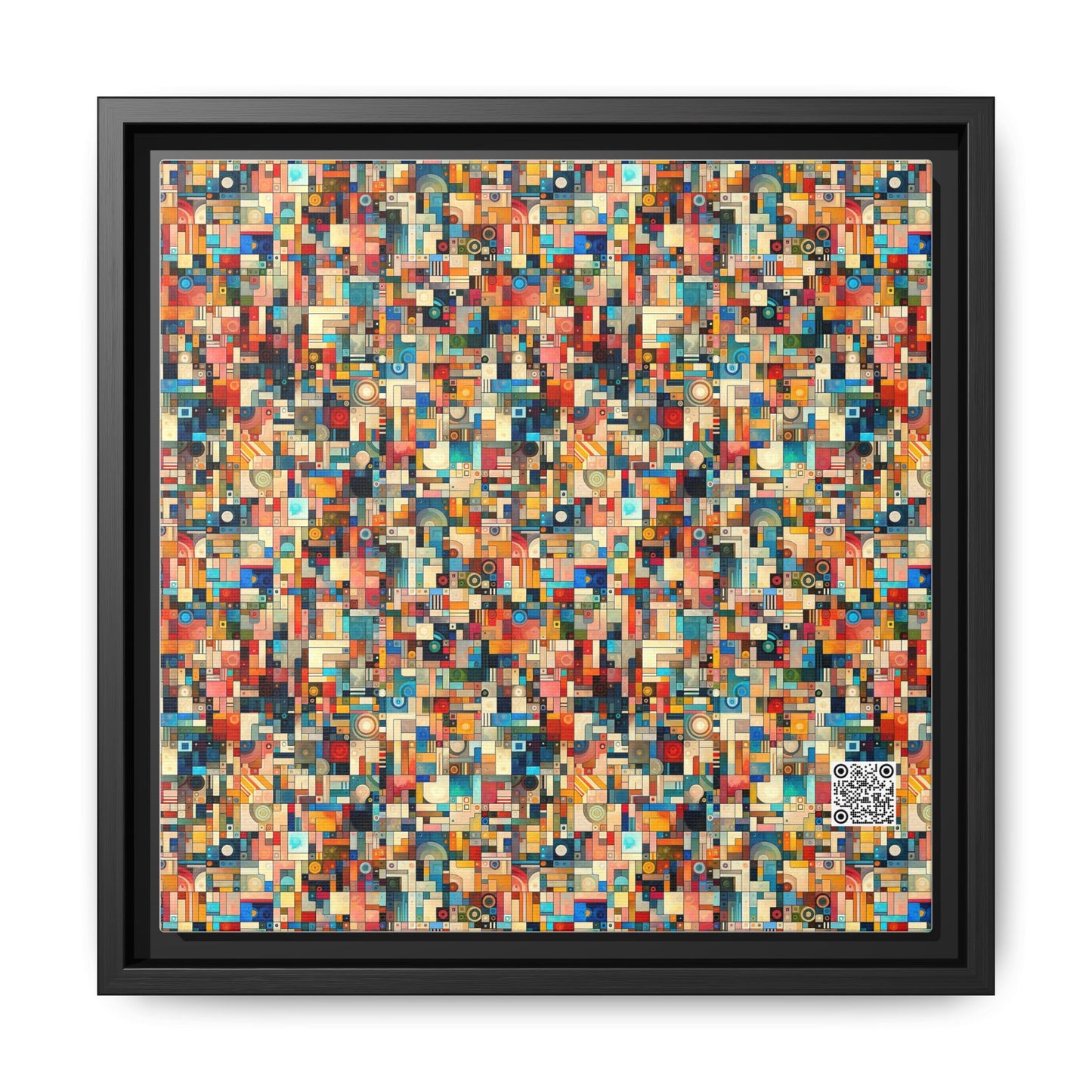 Digital Artistic Expression Artistic Streetwear Matte Canvas, Framed (multi-Color) - 8404 Design-46 B