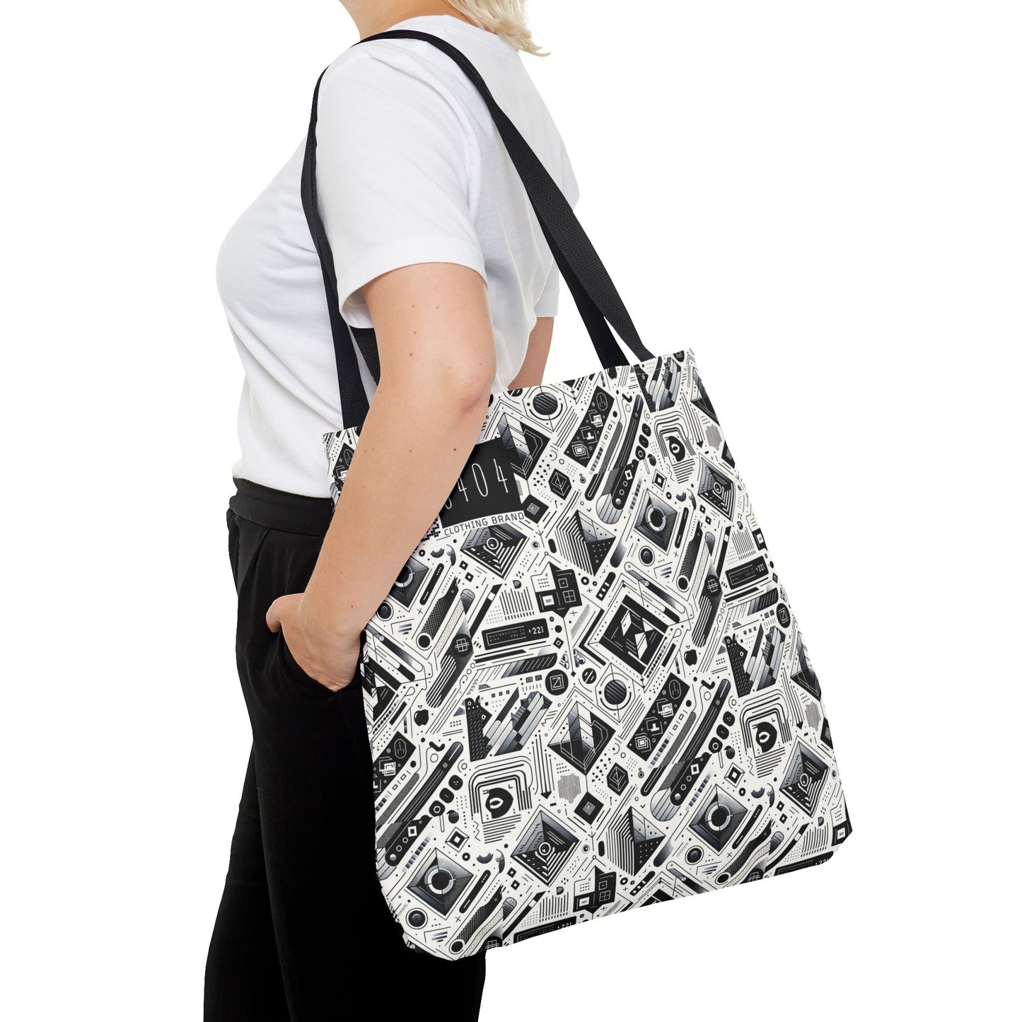 Tech Minimalism Minimalist Tech Tote Bag - 8404 Design-72