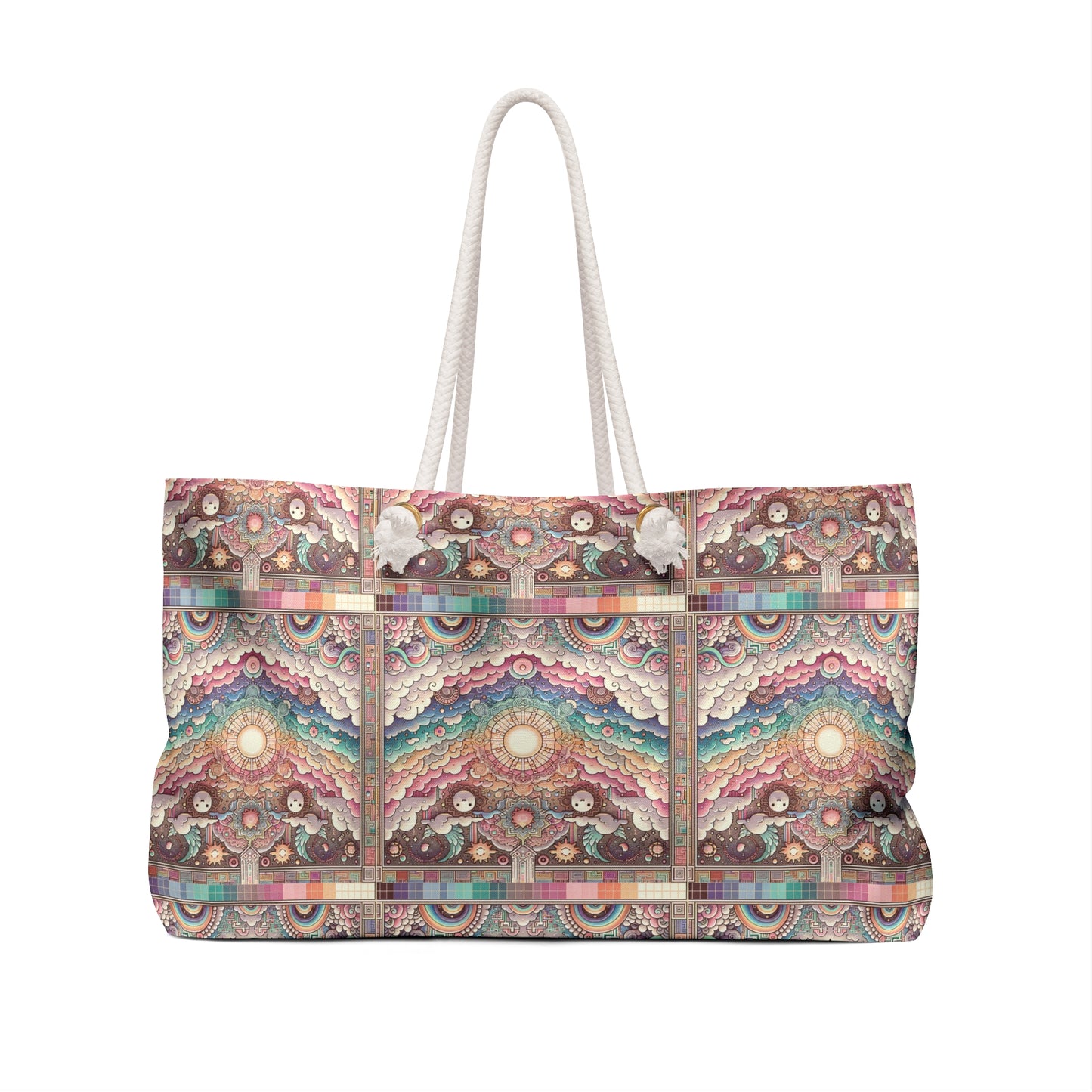 Digital Dreamland Whimsical and Nostalgic Streetwear With a Digital Twist Weekender Bag - 8404 Design-56