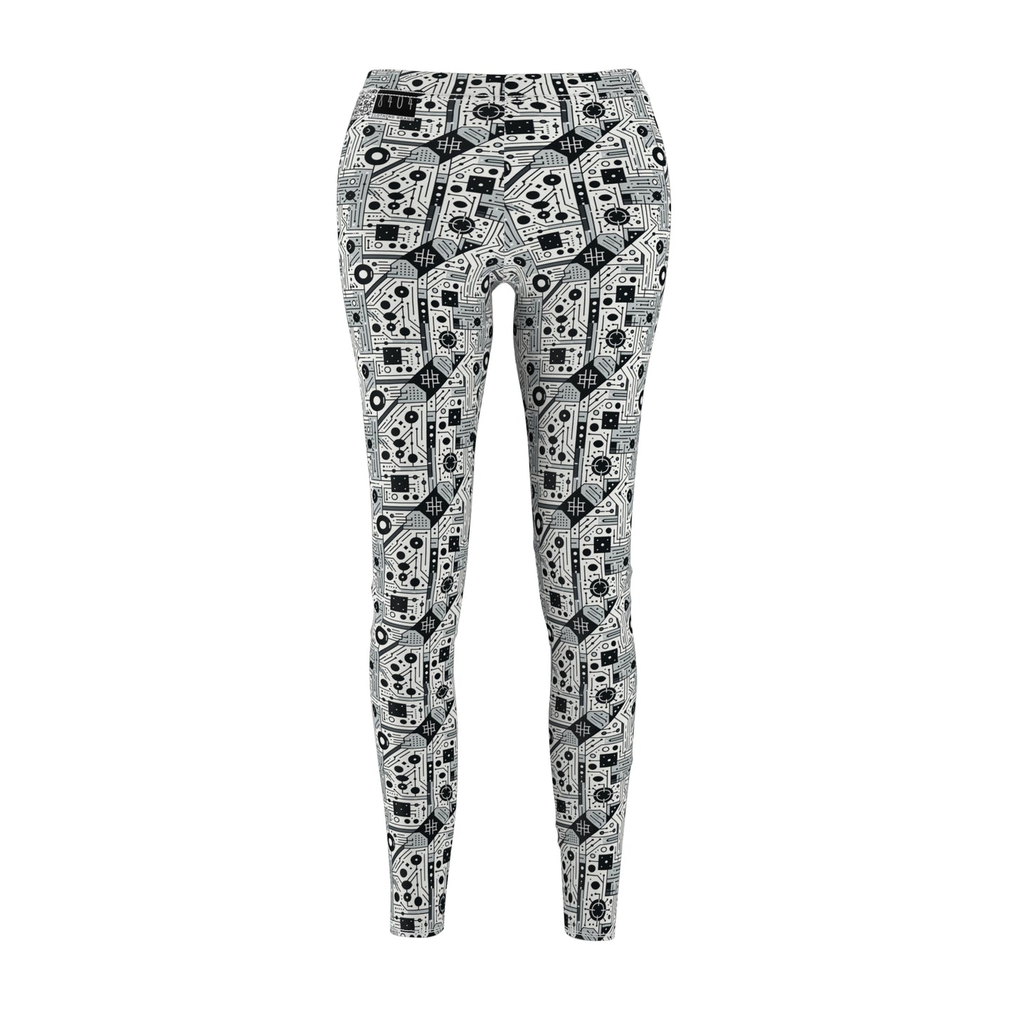 Digital Minimalism Minimalist Tech Women's Cut & Sew Casual Leggings - 8404 Design-48
