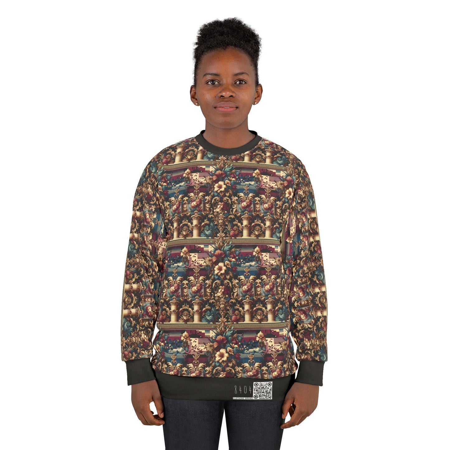 Digital Renaissance Modern Baroque Fusion Sweatshirt - 8404 Design-58