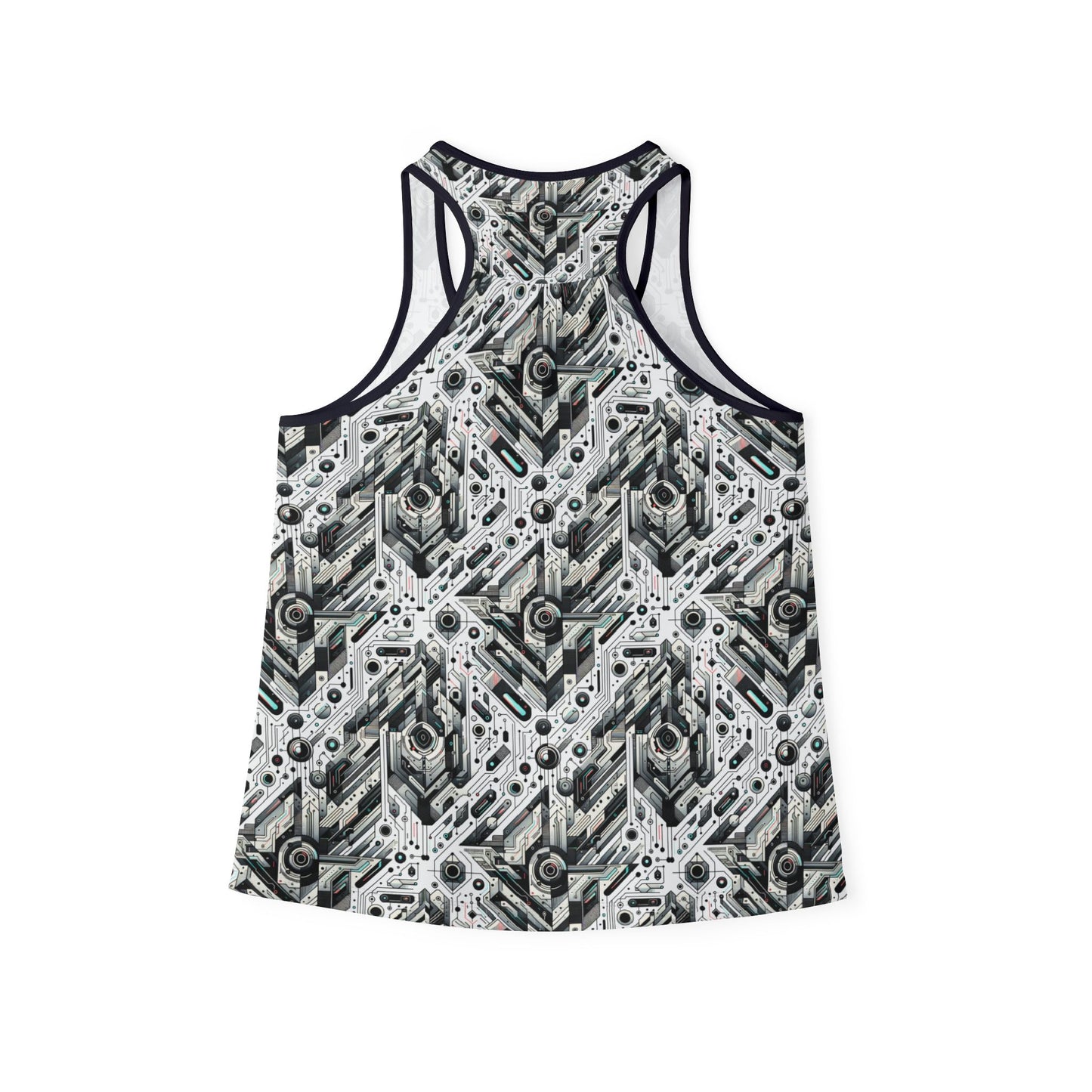 Tech-Infused Streetwear Tech-Forward Minimalism Women's Tank Top - 8404 Design-51