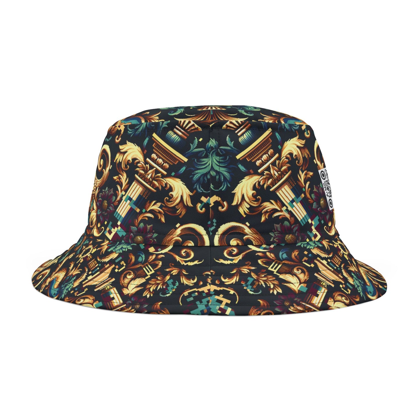 Digital Renaissance Modern Baroque Fusion Bucket Hat - 8404 Design-57