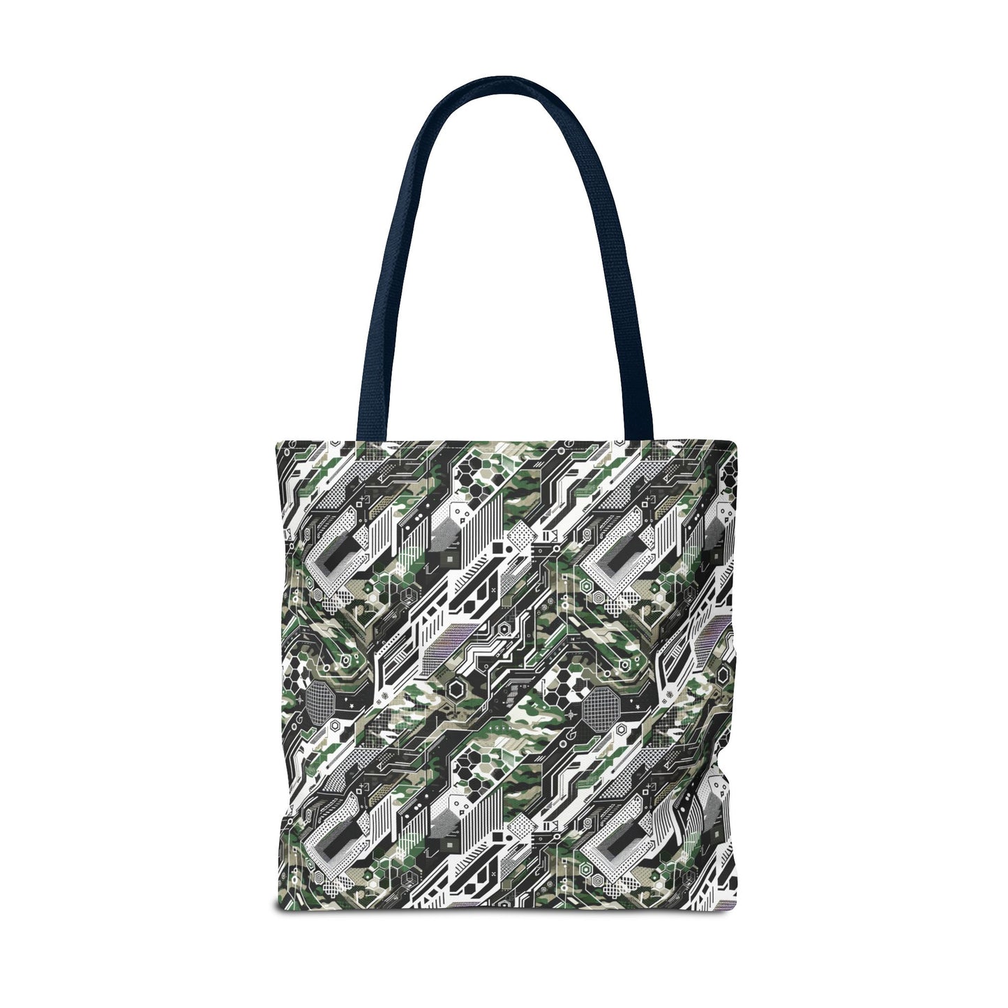 Tech Camo Fusion Tech-Forward Streetwear With a Futuristic Edge Tote Bag - 8404 Design-46
