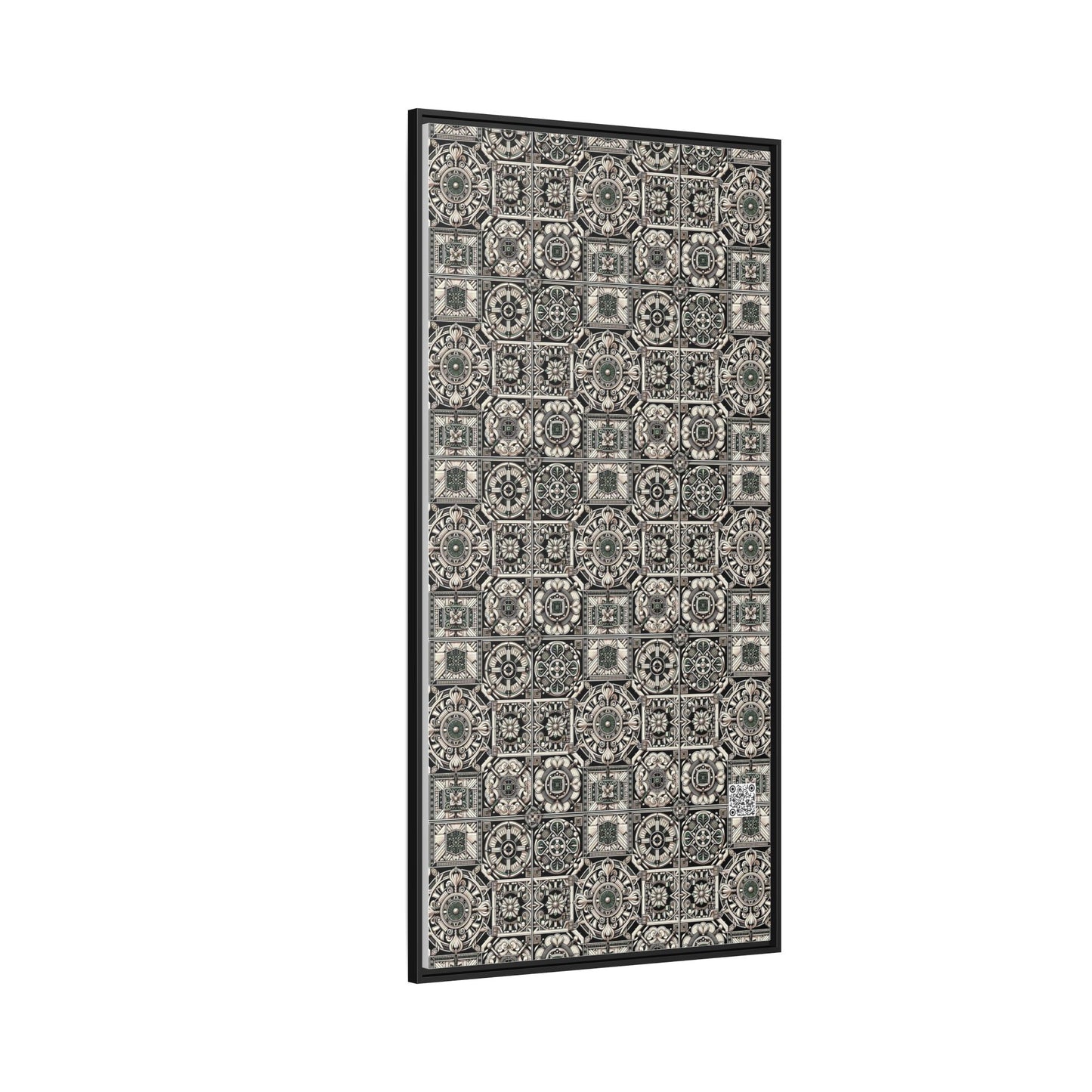 Cyber Garden Party Tech Garden Extravaganza Matte Canvas, Framed (multi-Color) - 8404 Design-45 A