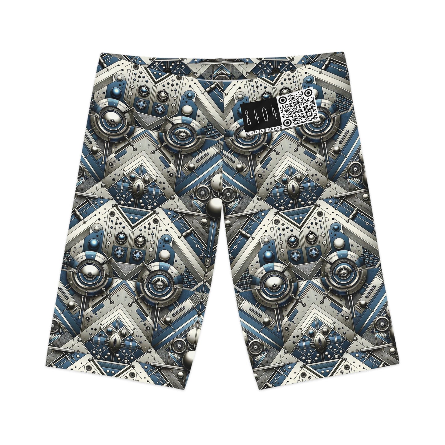 Tech Utility Fusion Tech-Forward Utility With a Futuristic Edge Women's Bike Shorts - 8404 Design-63