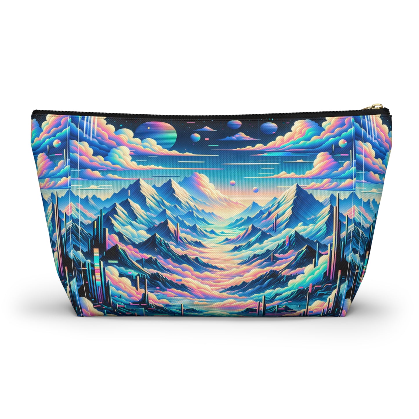 Digital Dreamscapes Digitally-Inspired Streetwear With a Dreamy, Surreal Twist Accessory Pouch W T-Bottom - 8404 Design-69