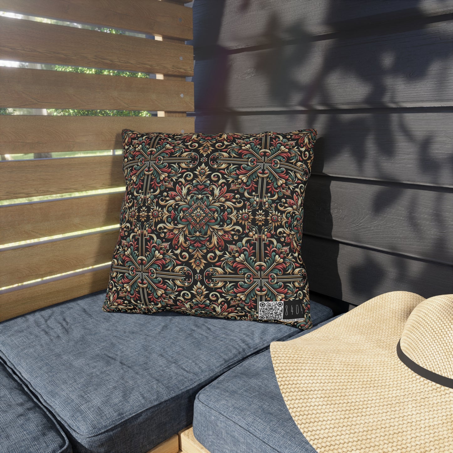 Streetwear Renaissance Artistic Clash of Old and New Outdoor Pillow - 8404 Design-46