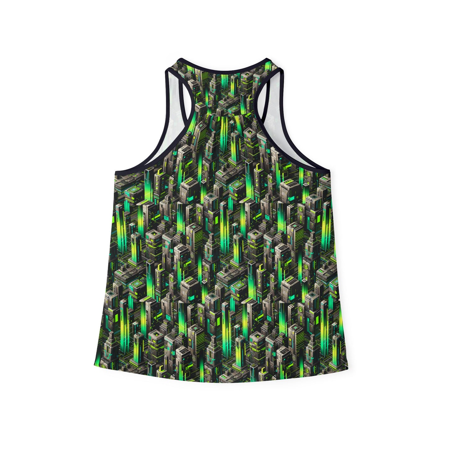 Digital Rebellion Tech-Forward Streetwear Women's Tank Top - 8404 Design-63