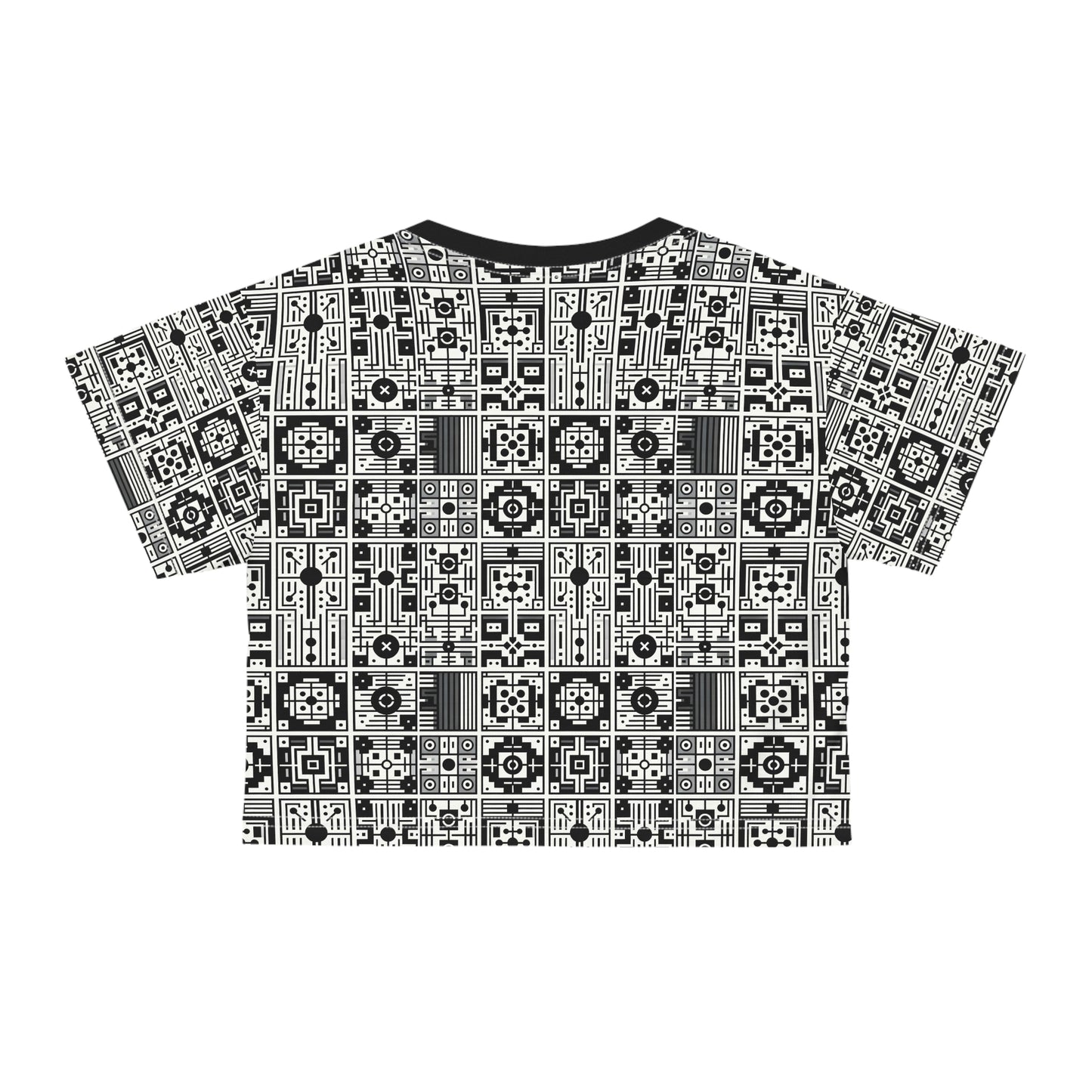 Digital Minimalism Minimalist Tech Crop Tee - 8404 Design-55