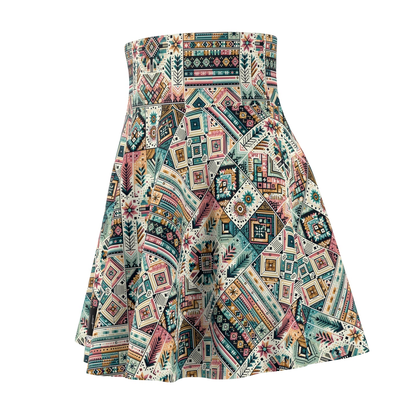 Digital Artisanal Fusion Digital Artisanal Women's Skater Skirt - 8404 Design-49