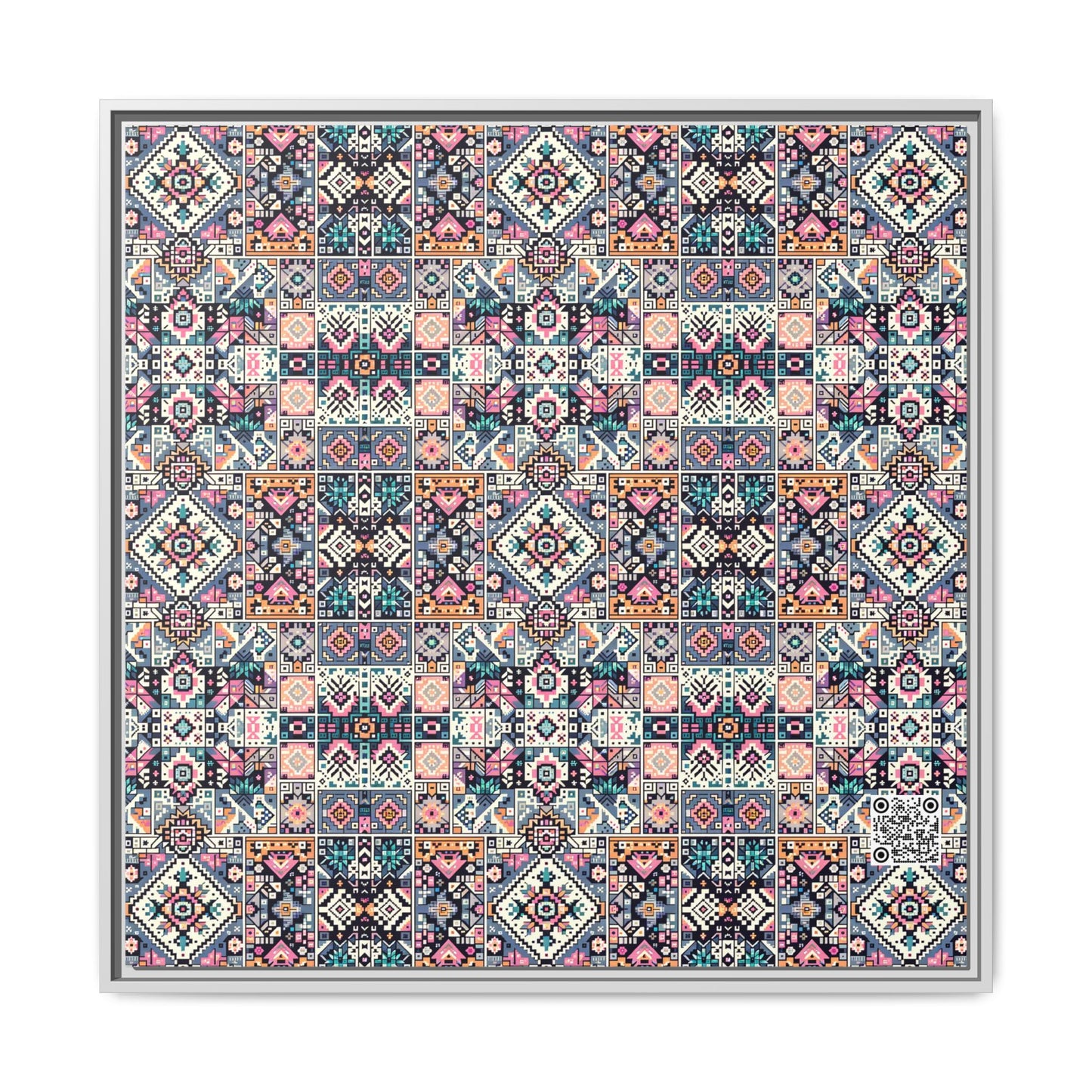 Matte Canvas, Framed (multi-Color) - 8404 Design-01