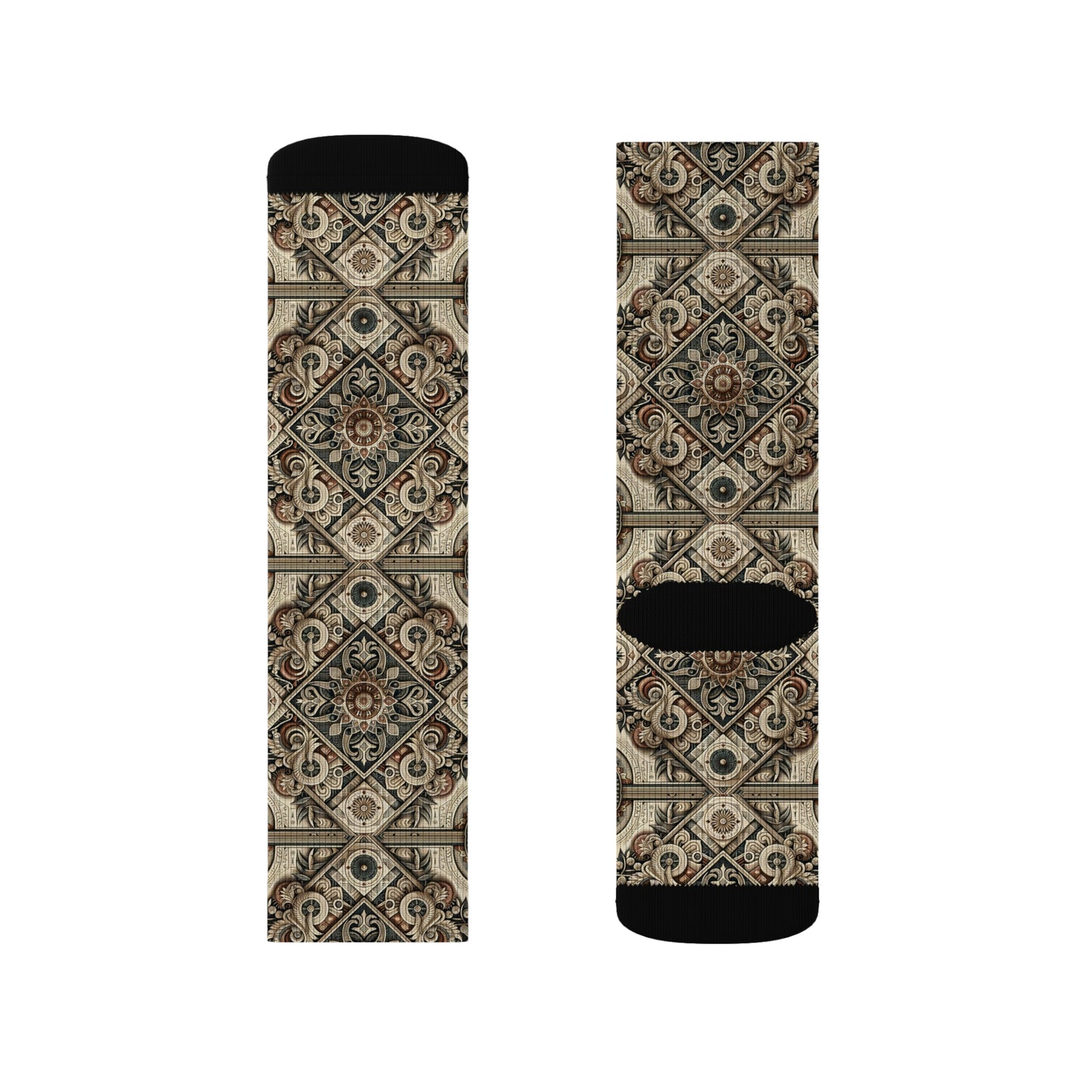 Graphic Workwear Capsule Artisanal Workwear Fusion Sublimation Socks - 8404 Design-61