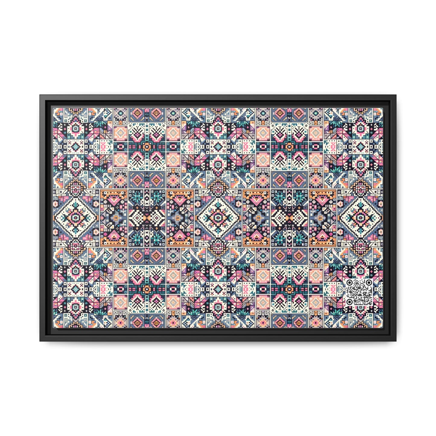 Matte Canvas, Framed (multi-Color) - 8404 Design-01
