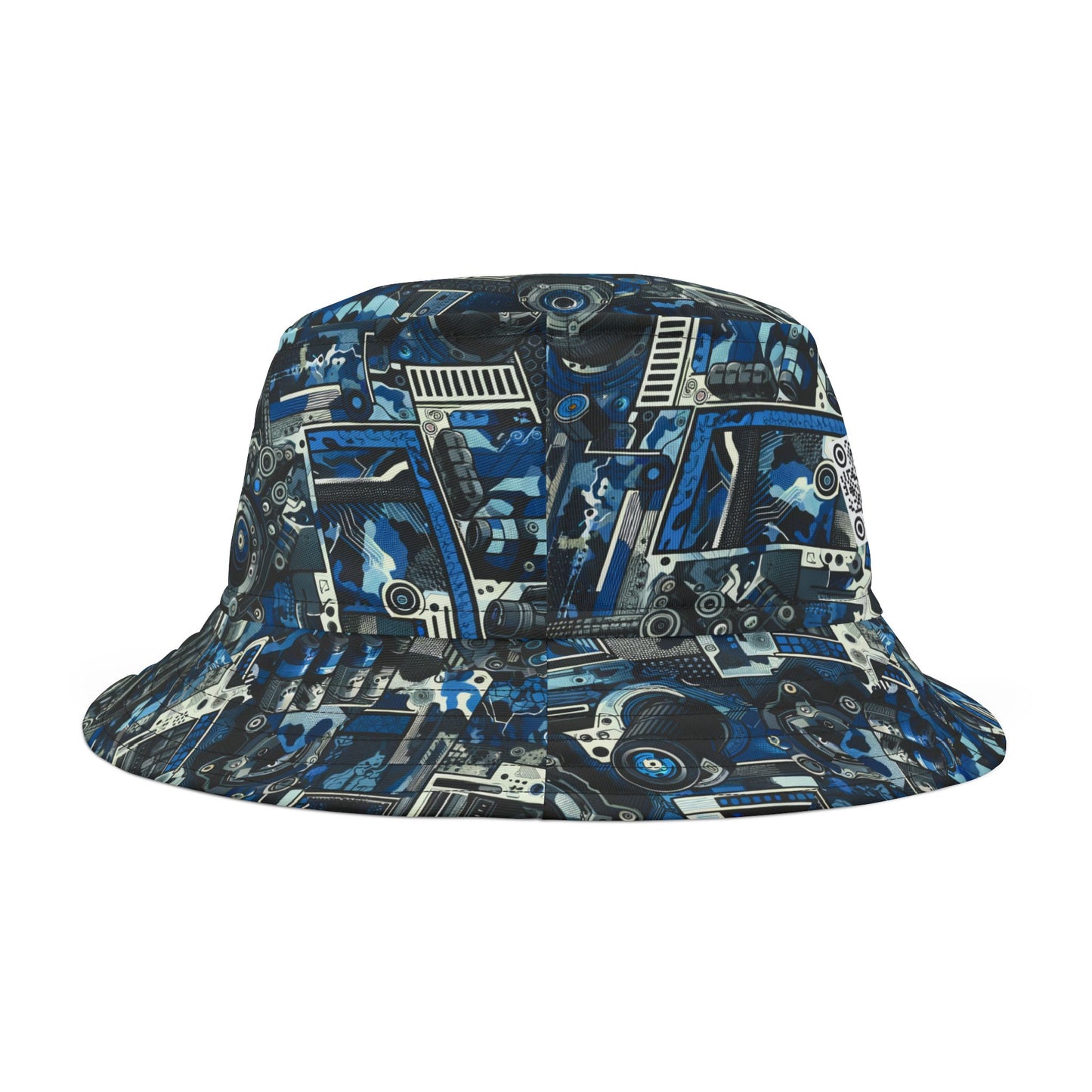 Tech Urban Camo Tech-Forward Streetwear With a Futuristic Military Edge Bucket Hat - 8404 Design-60