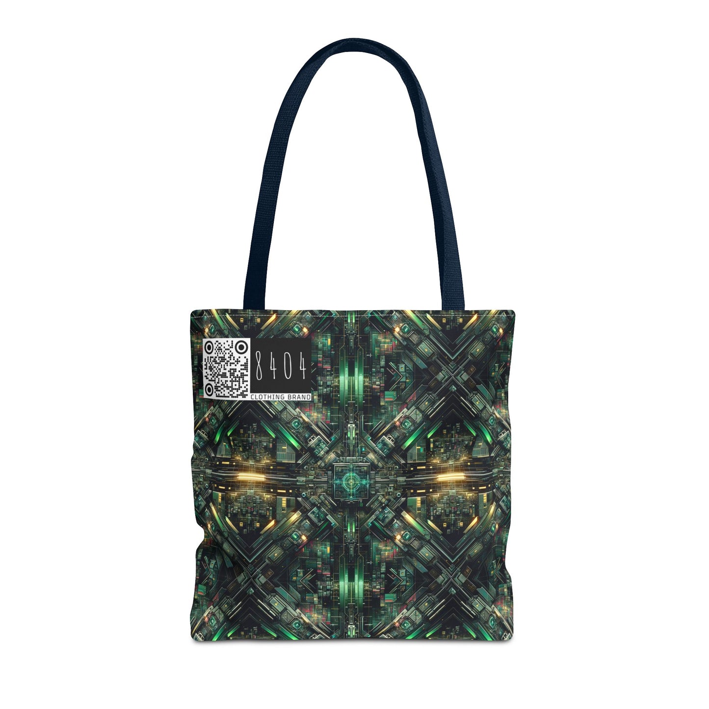 Tech Noir Graphics Tech-Inspired Streetwear Tote Bag - 8404 Design-56