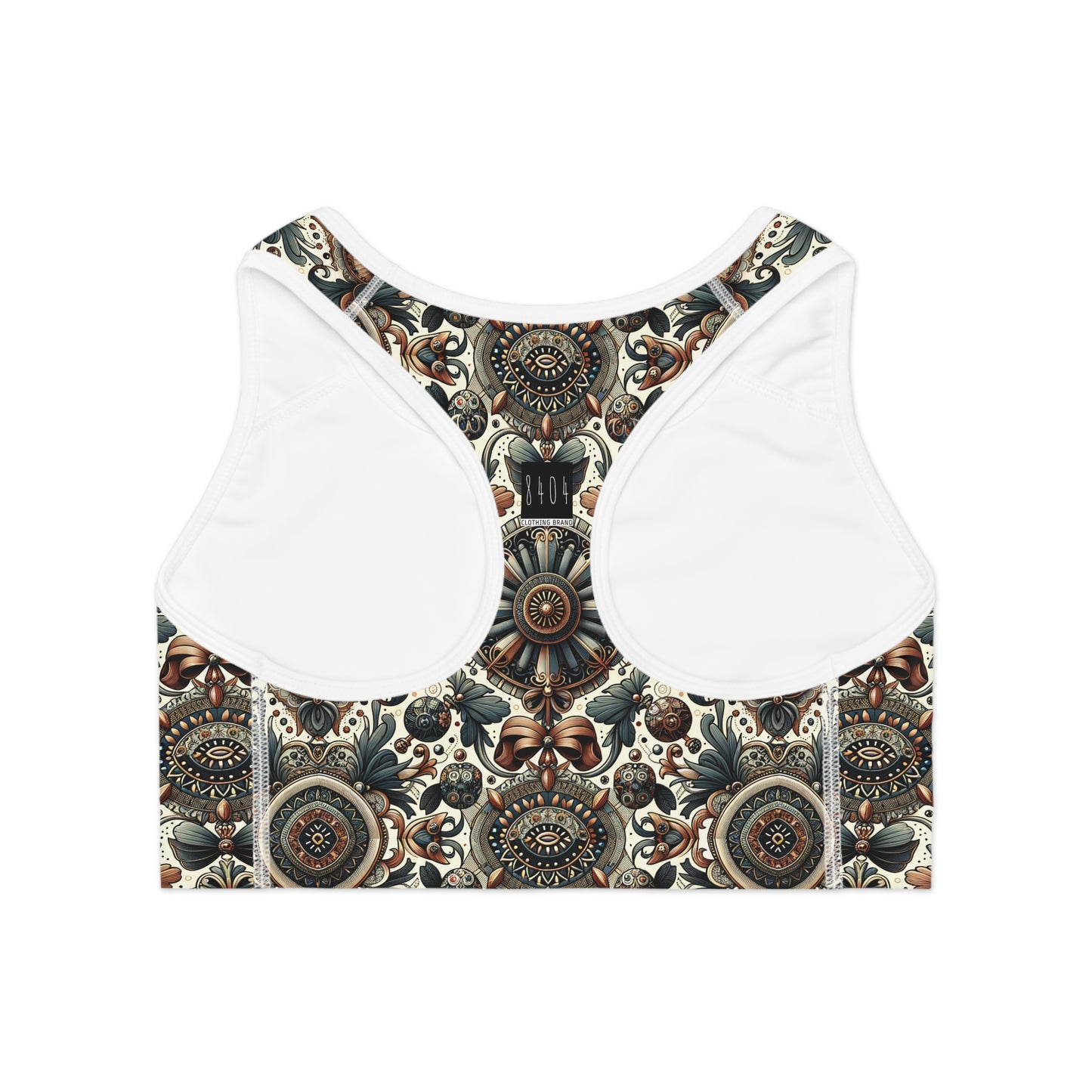 Neo-Dandyism Modern Dandy Streetwear Sports Bra - 8404 Design-51