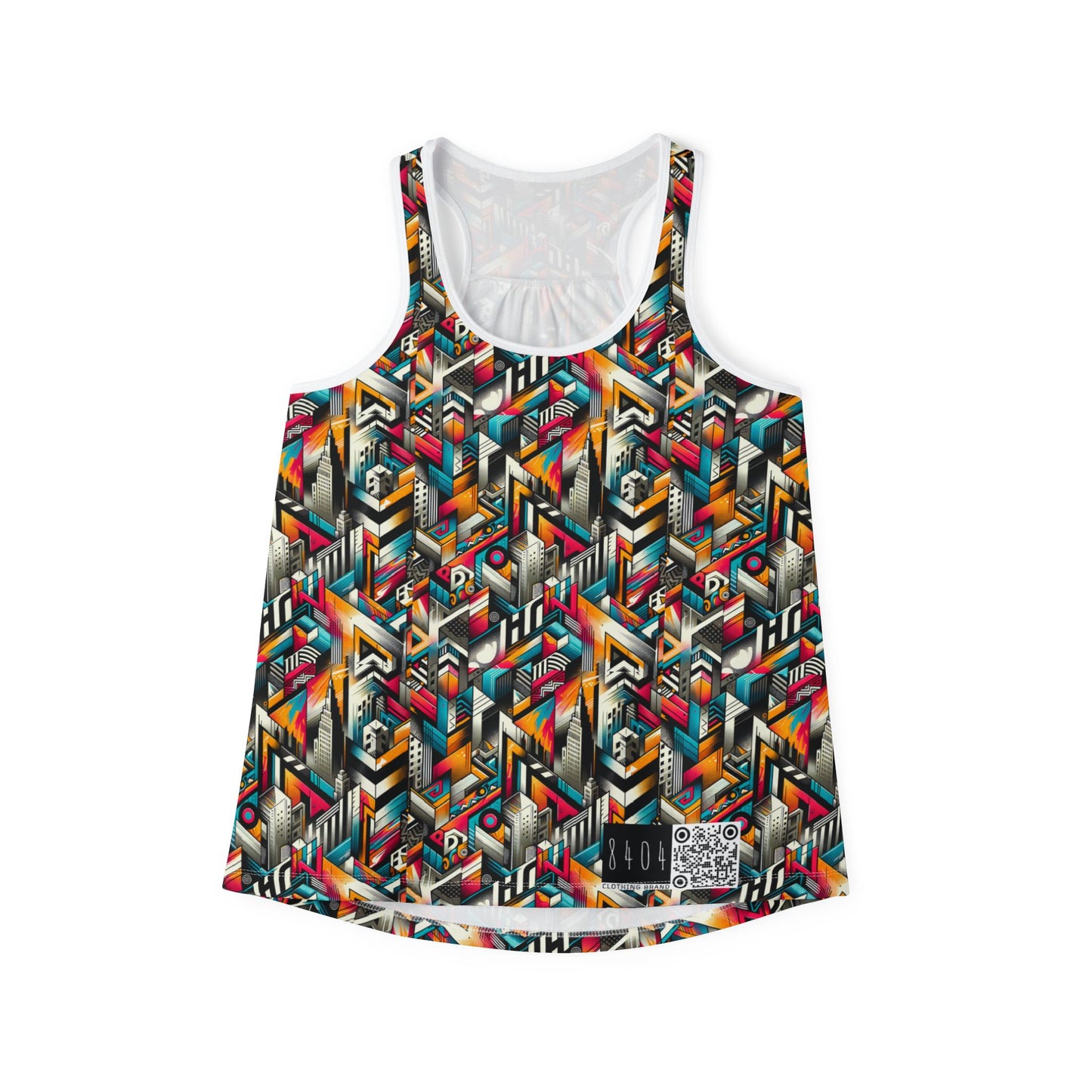 Graffiti Revival Urban Street Art Women's Tank Top - 8404 Design-62