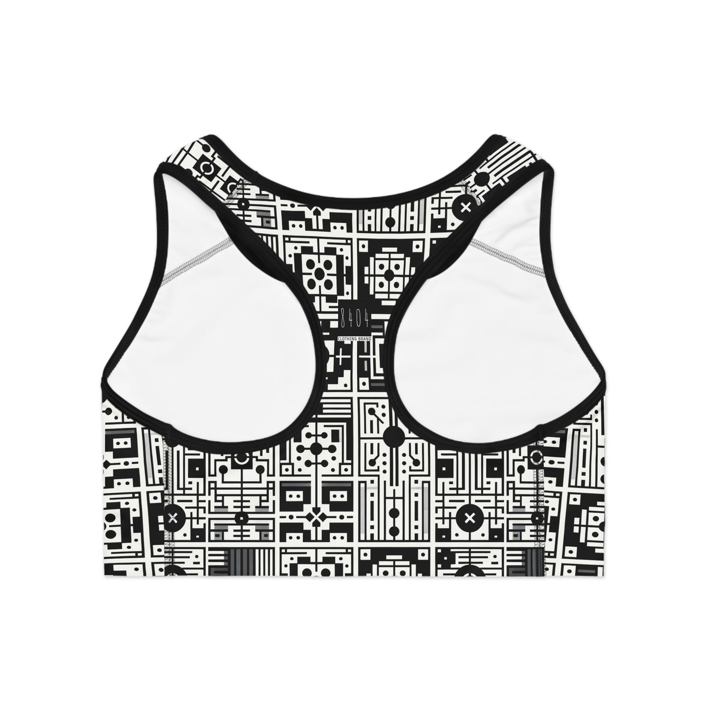 Digital Minimalism Minimalist Tech Sports Bra - 8404 Design-55
