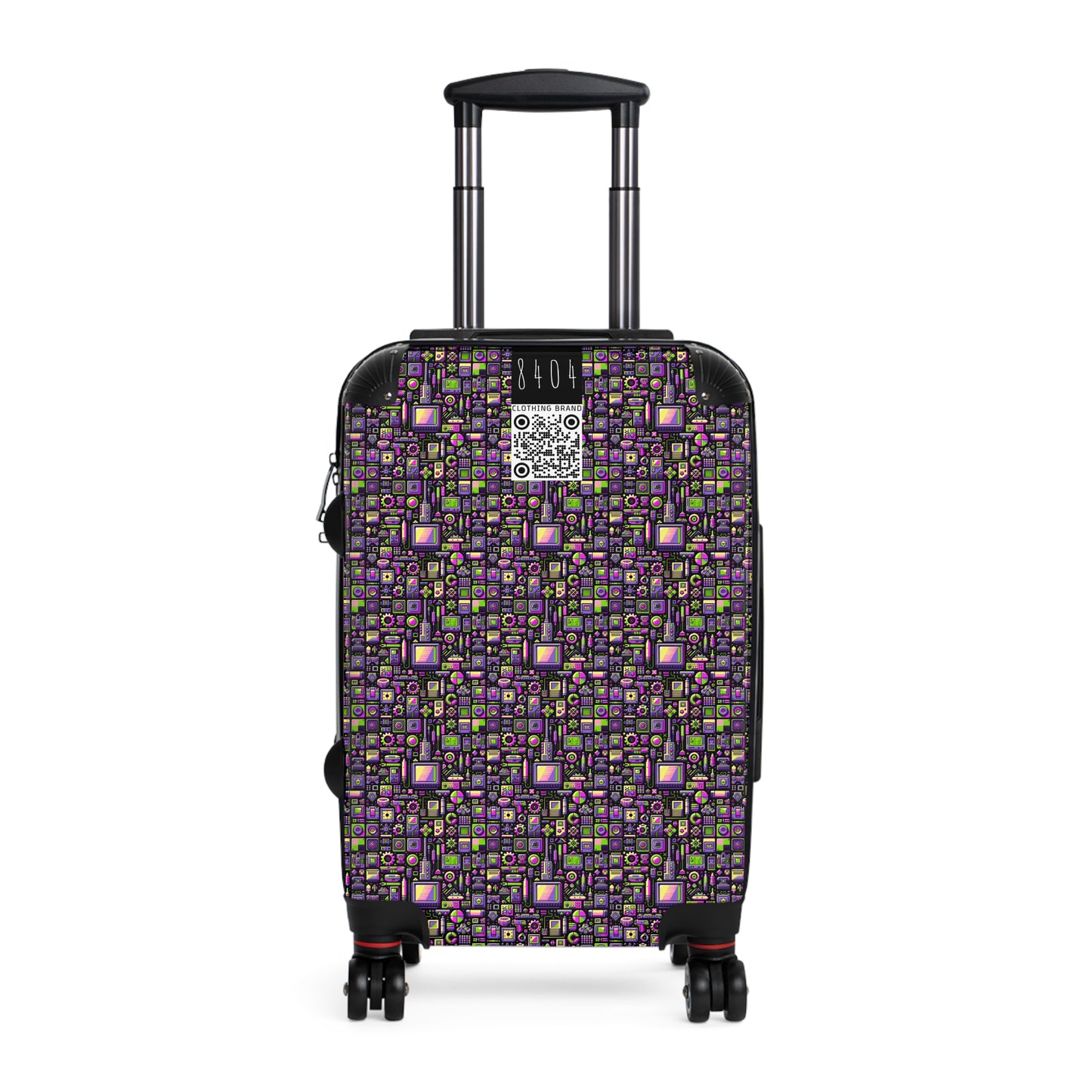 Digital Nostalgia Remix Modern Vintage Fusion Suitcase - 8404 Design-67