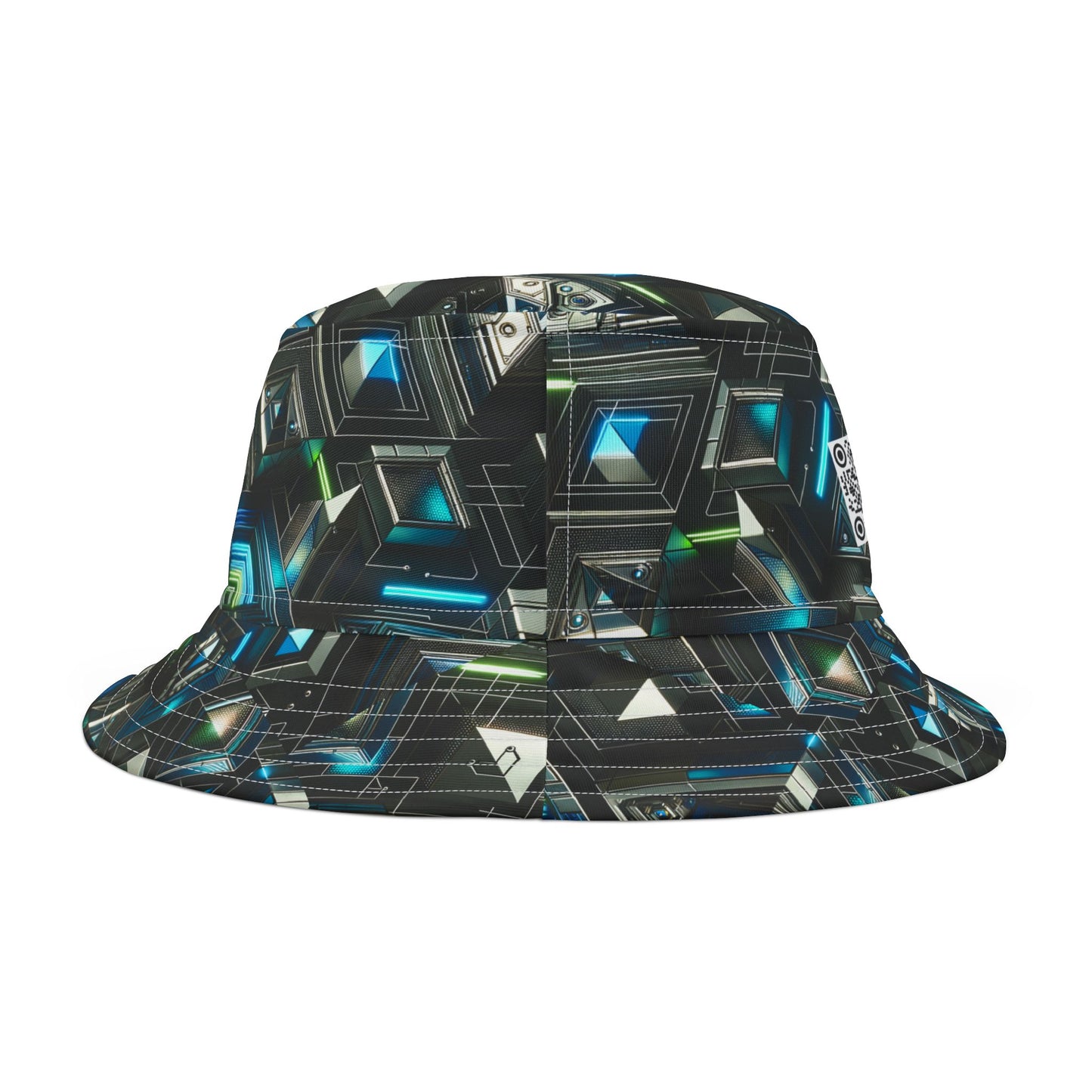 Tech-Infused Futurism Futuristic Tech Bucket Hat - 8404 Design-61