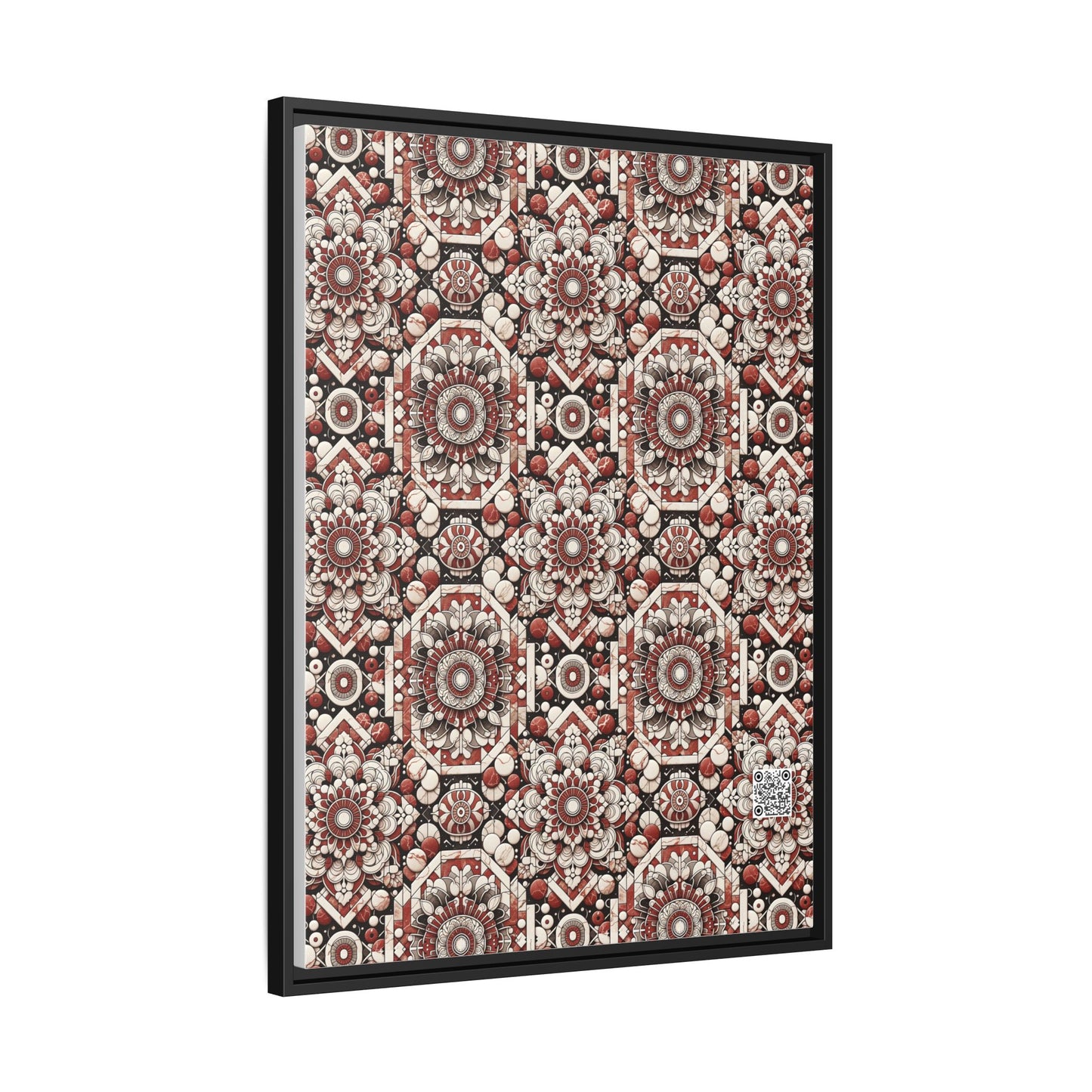 Neo Jomon Sculptural Aesthetics Artisanal Streetwear Matte Canvas, Framed (multi-Color) - 8404 Design-55 A