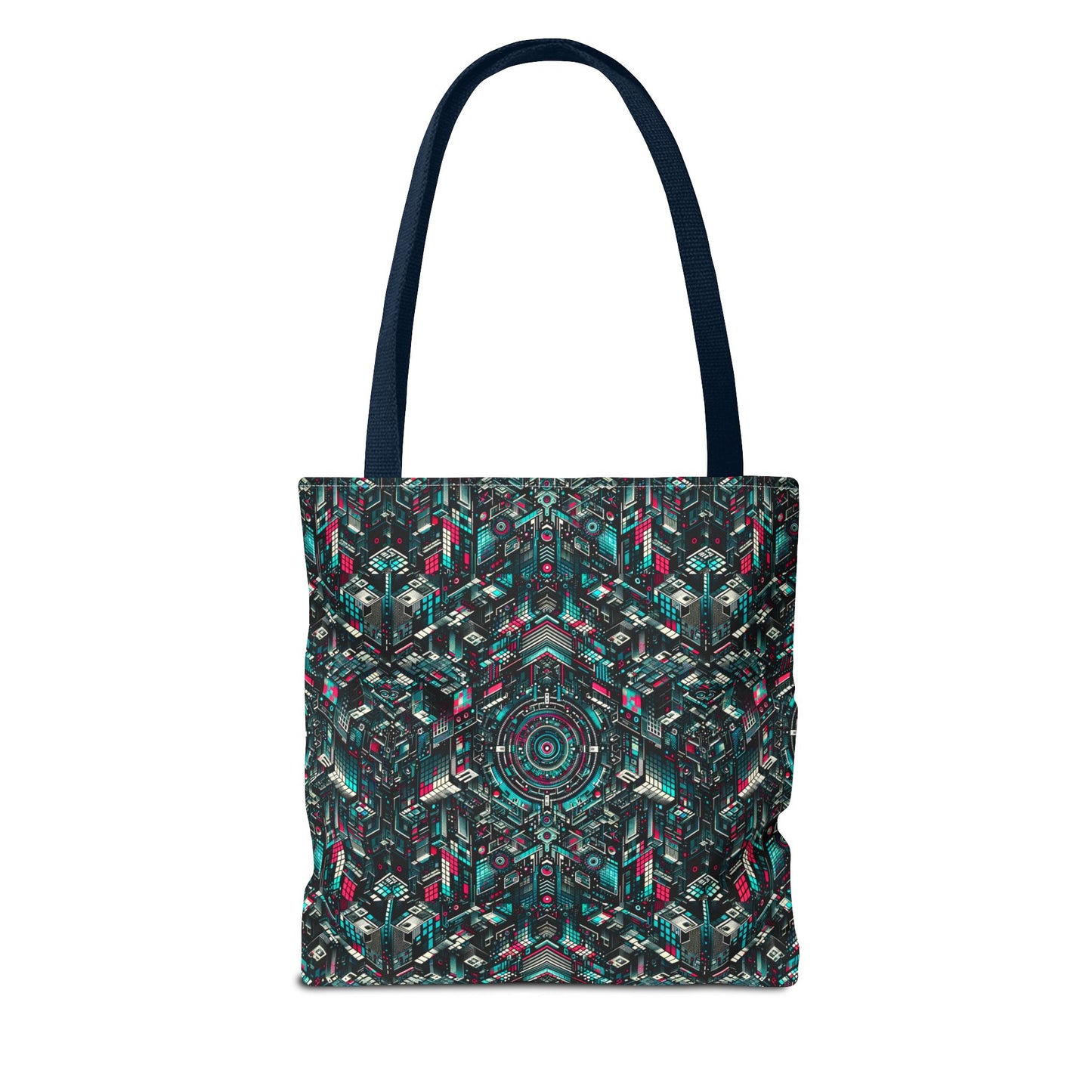 Digital Rebellion Tech-Inspired Streetwear Tote Bag - 8404 Design-54