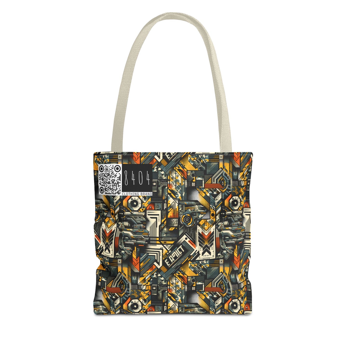 Digital Punk Futuristic Grunge Tote Bag - 8404 Design-49