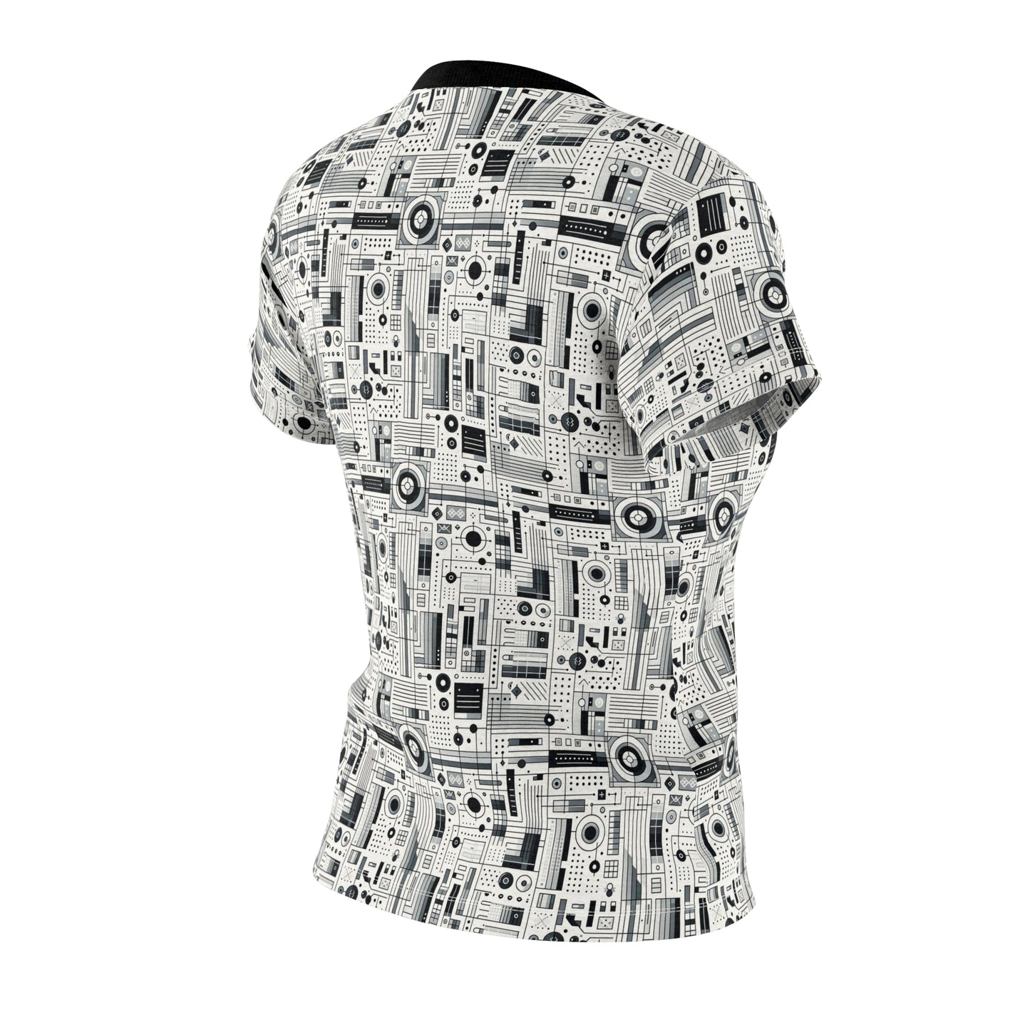 Digital Minimalism Minimalist Tech Women's Cut & Sew Tee - 8404 Design-53