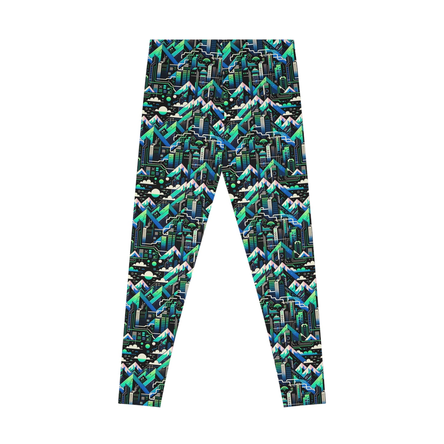 Digital Adventure Graphics Digital Explorer Stretch Leggings - 8404 Design-55