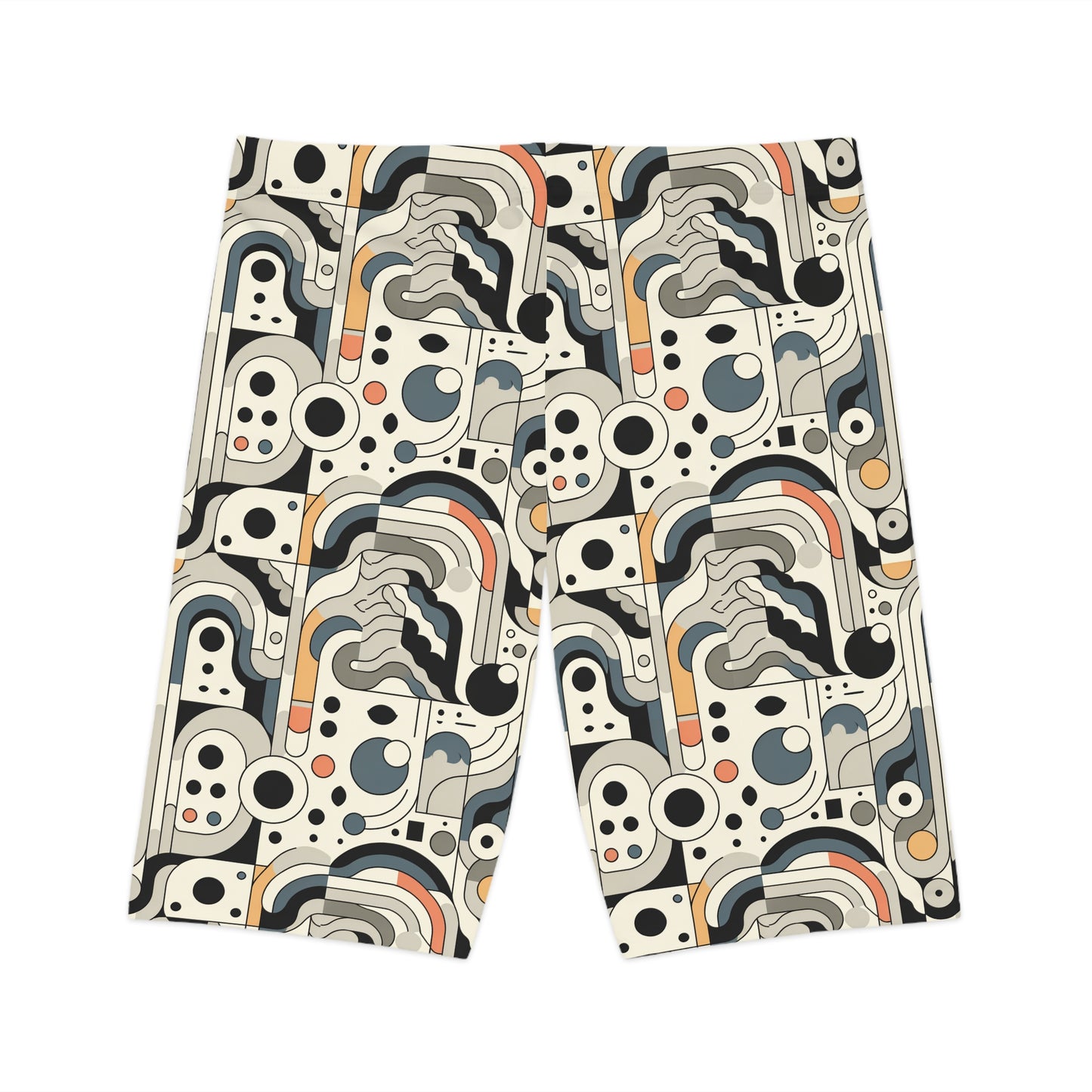 Modern Minimalism Minimalist Tech Women's Bike Shorts - 8404 Design-60