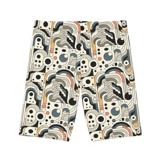 Modern Minimalism Minimalist Tech Women's Bike Shorts - 8404 Design-60