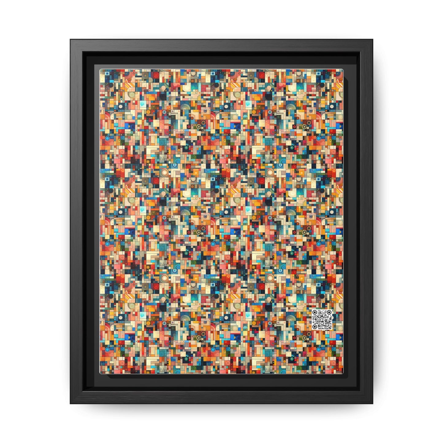 Digital Artistic Expression Artistic Streetwear Matte Canvas, Framed (multi-Color) - 8404 Design-46 B