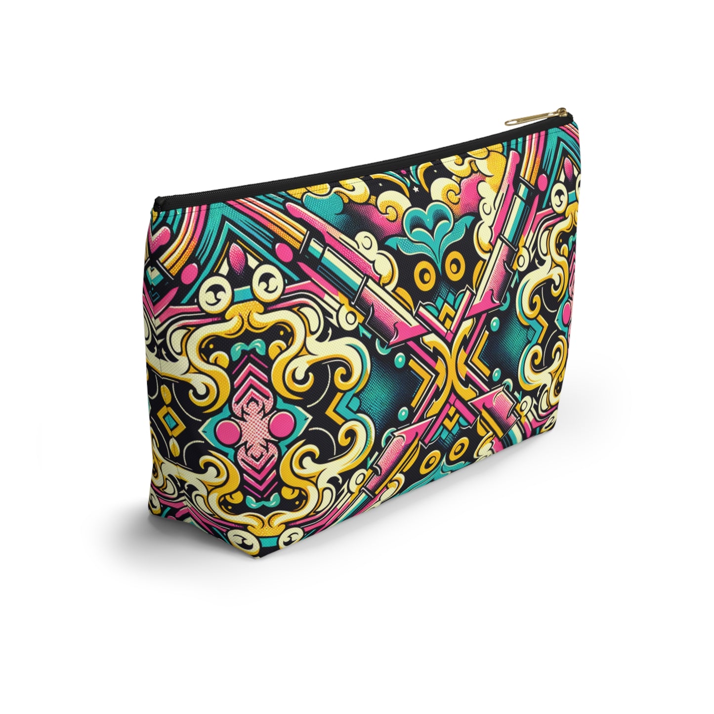 Neon Pop Art Revival Pop Culture Retro Accessory Pouch W T-Bottom - 8404 Design-59